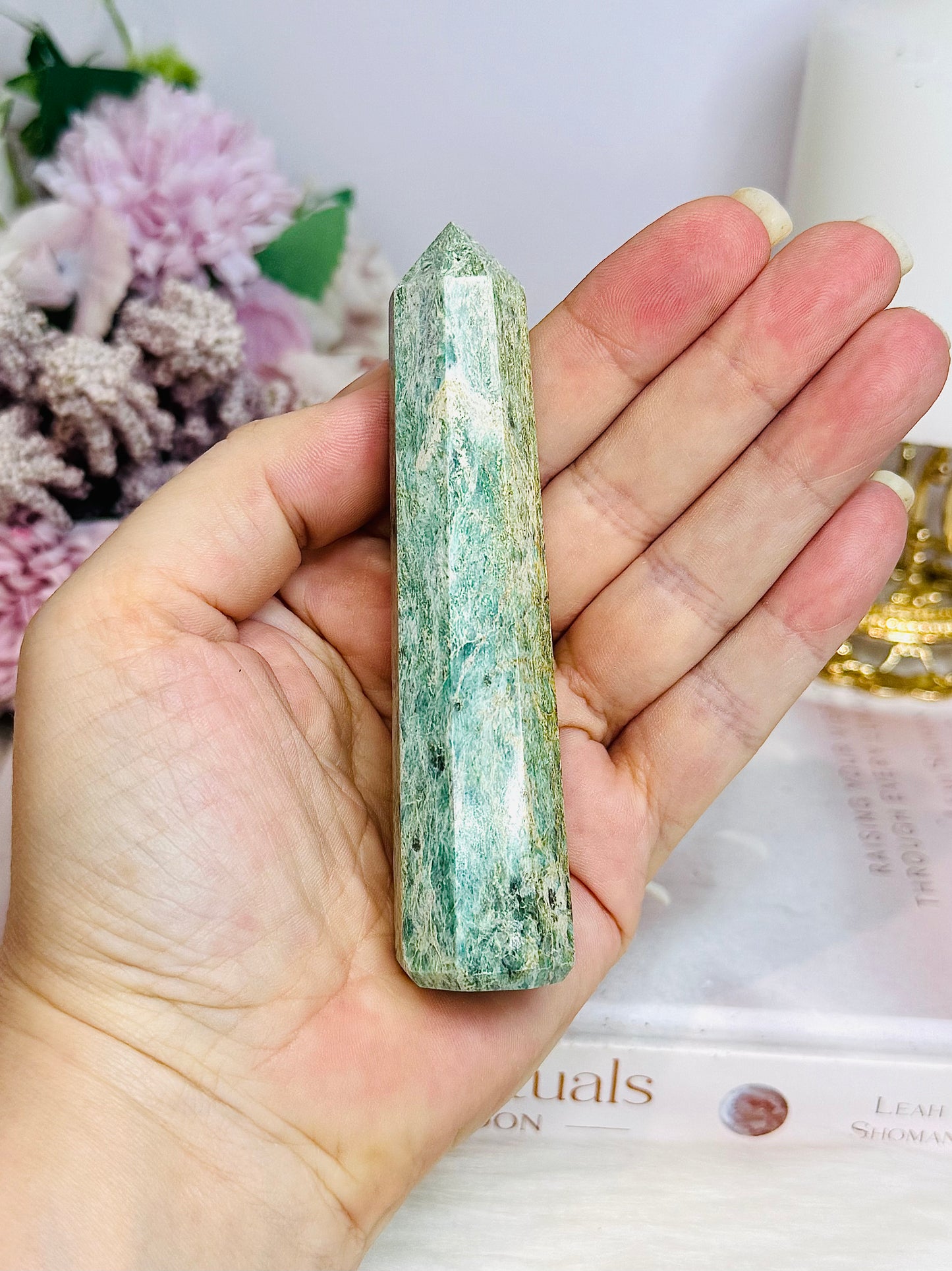 Green Fuchsite Tower 10.5cm