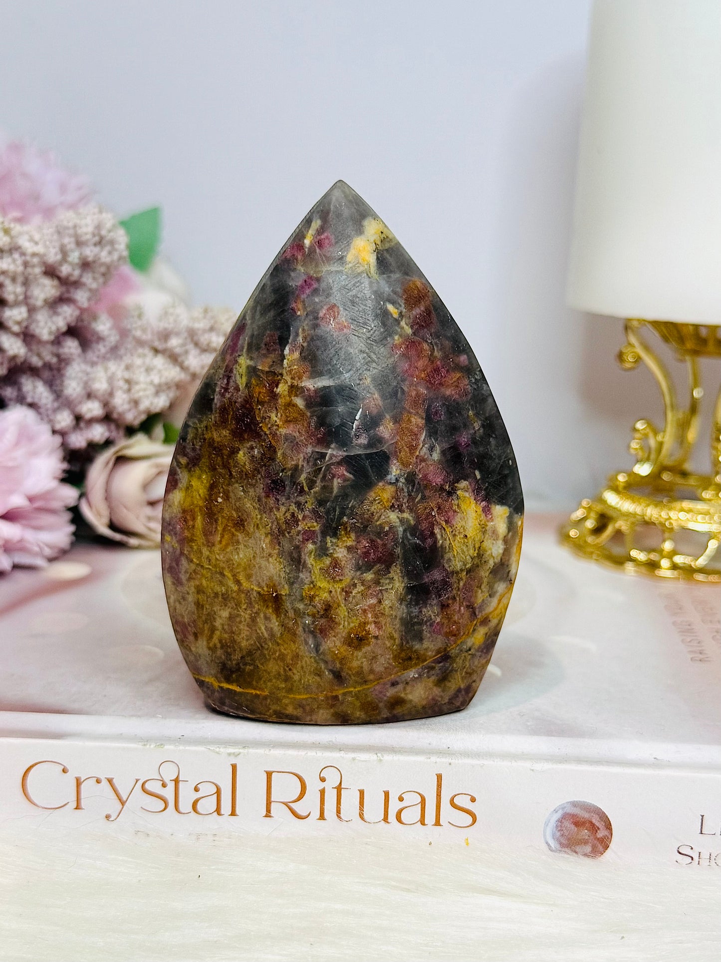 Pink Tourmaline Chunky Flame | Flame 10cm