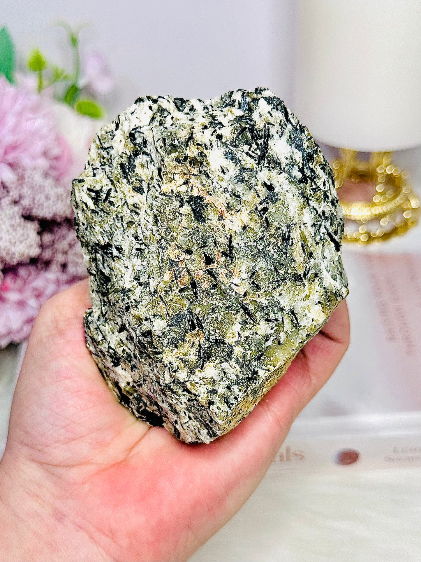 Beautiful Natural 396gram Tourmaline In Matrix Specimen