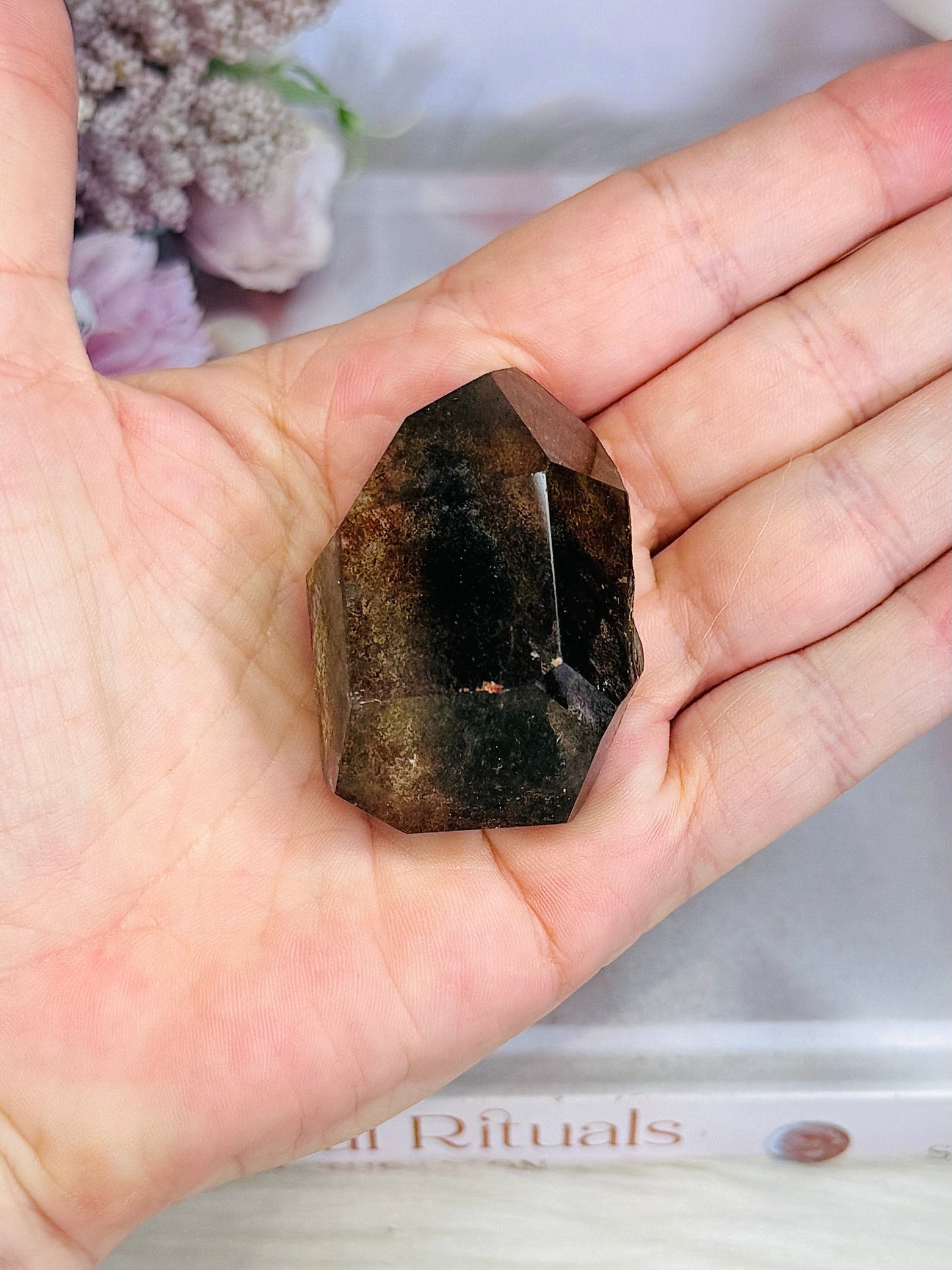 Lodolite | Garden Quartz Polished Freeform 5cm