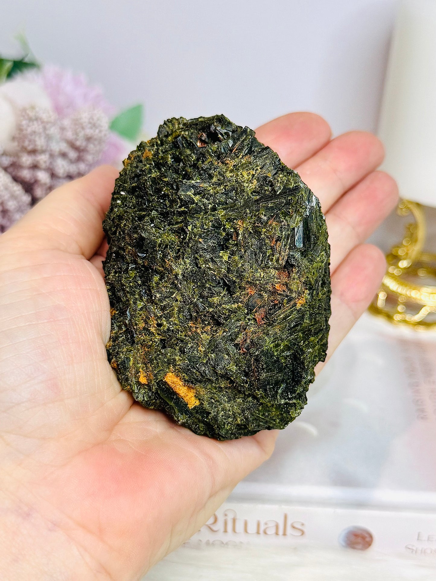 Natural Green Tourmaline Specimen 304g
