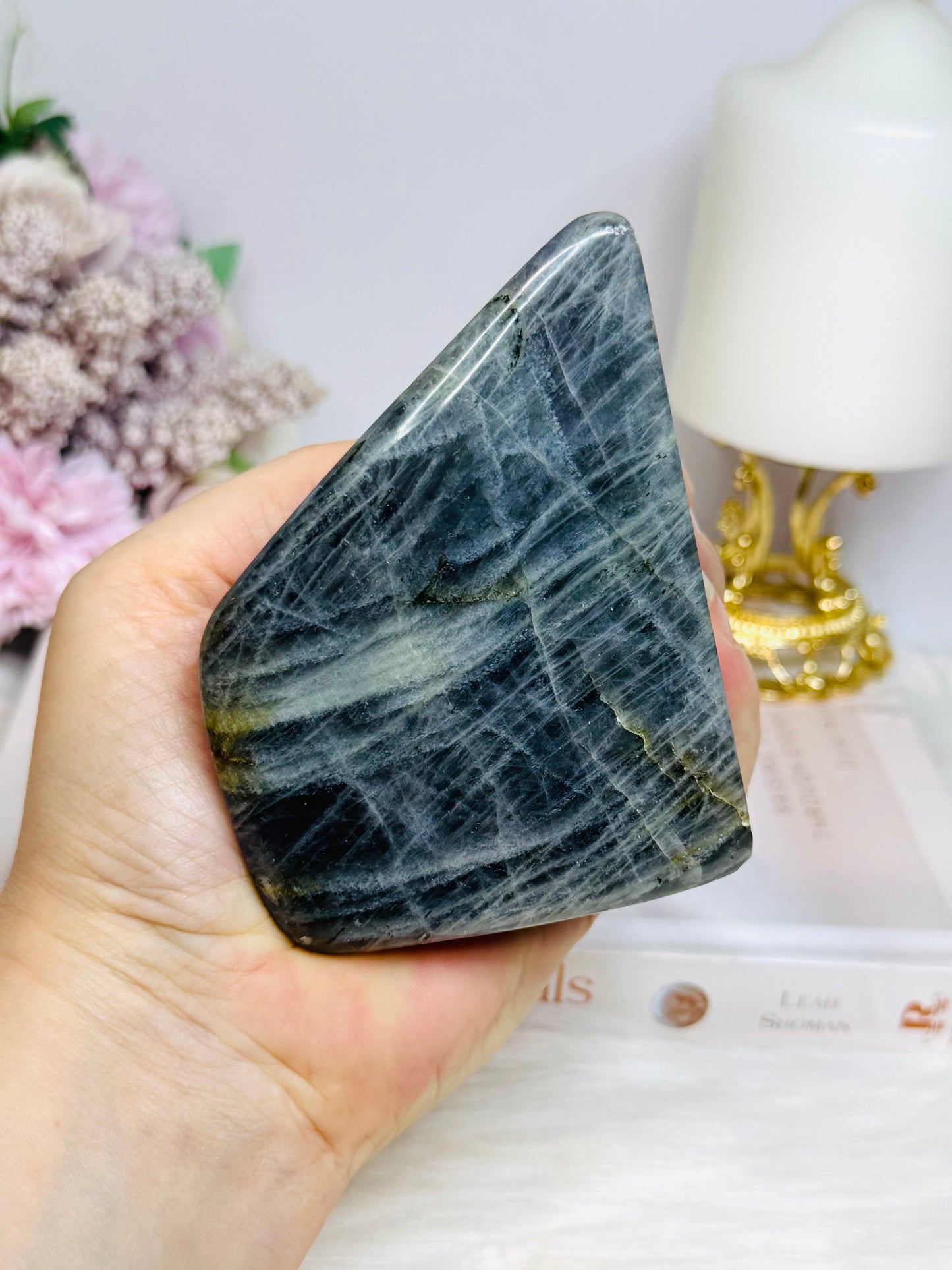 Purple Flash Labradorite Freeform 417g
