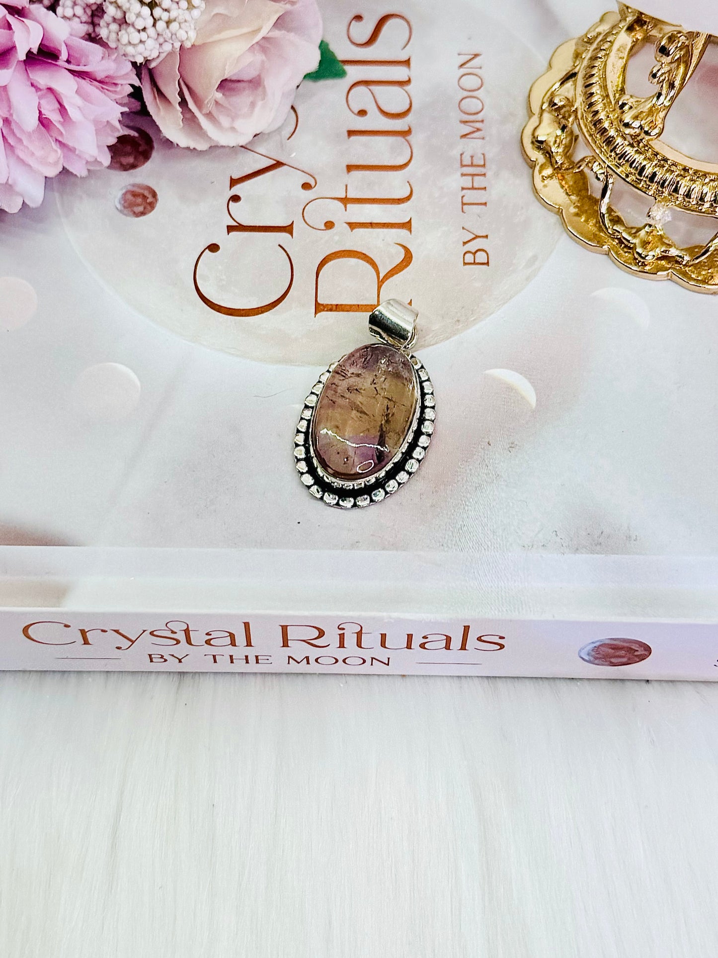 Absolutely Stunning Large Ametrine Pendant In Gift Bag