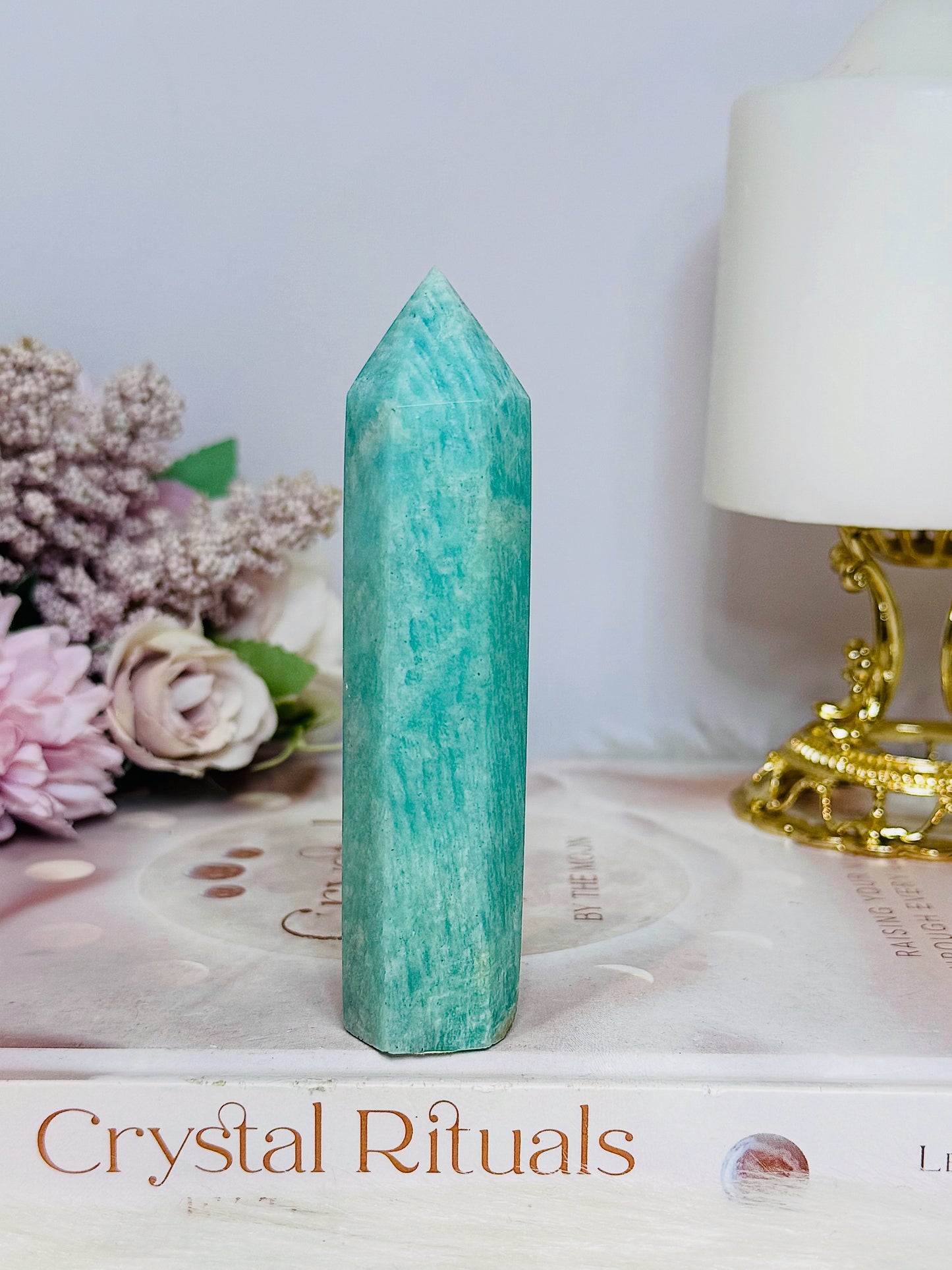 High Grade Amazonite Tower 10.5cm