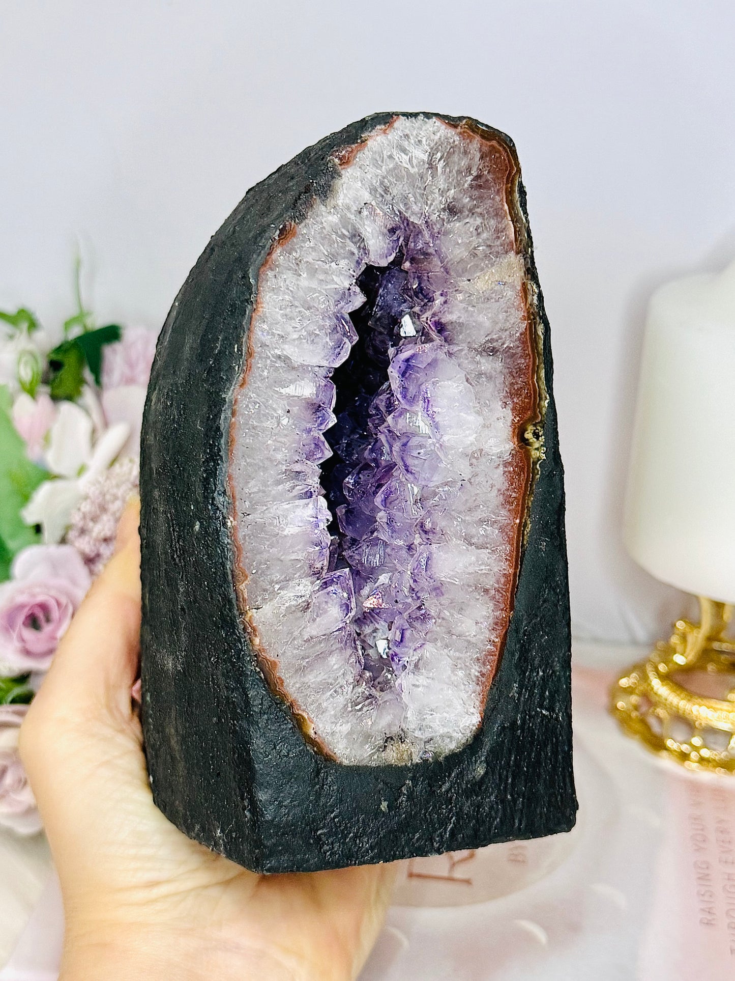 Large Amethyst Cathedral 1.9KG From Brazil