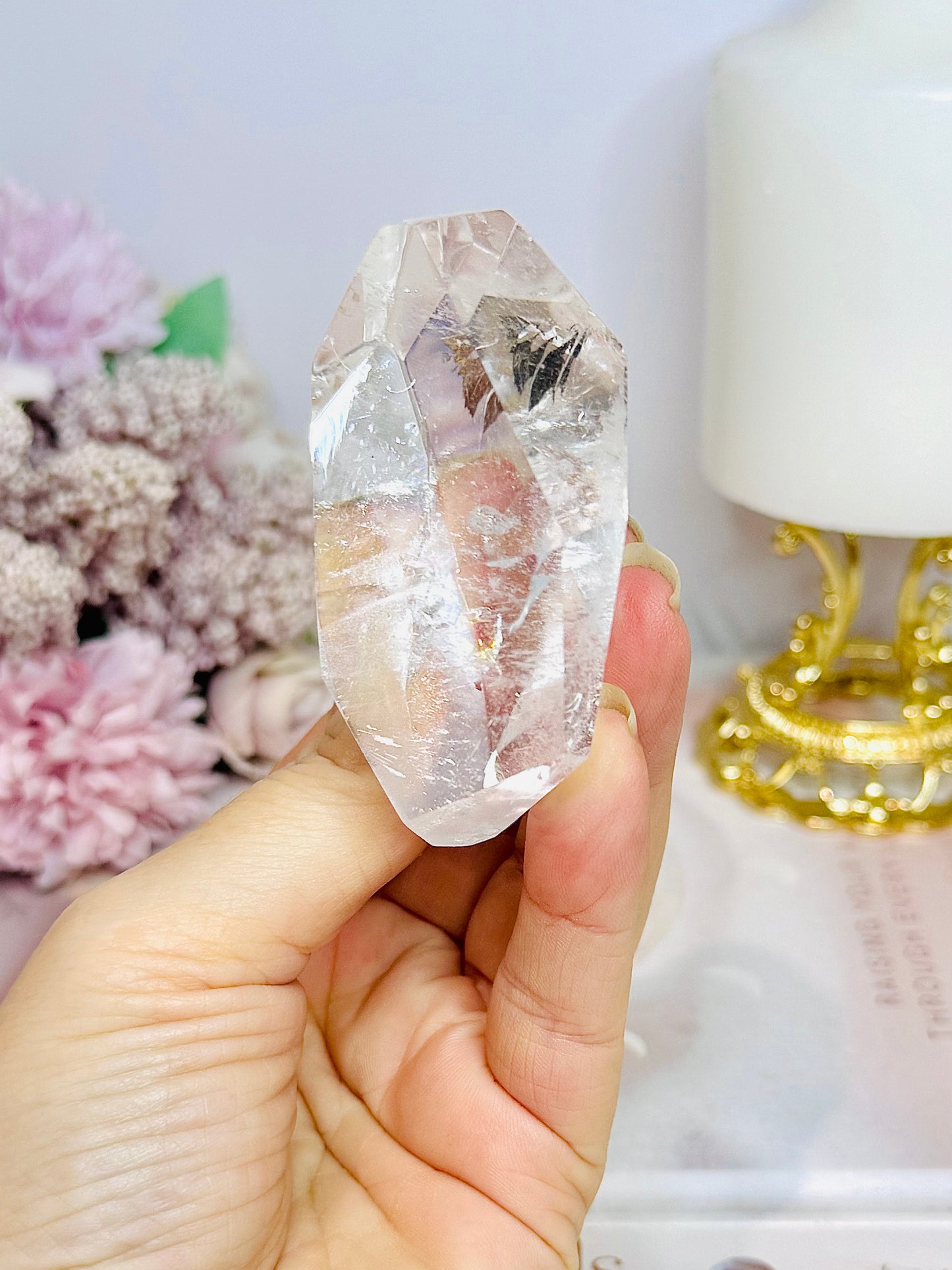 High Grade Clear Quartz Freeform 7cm