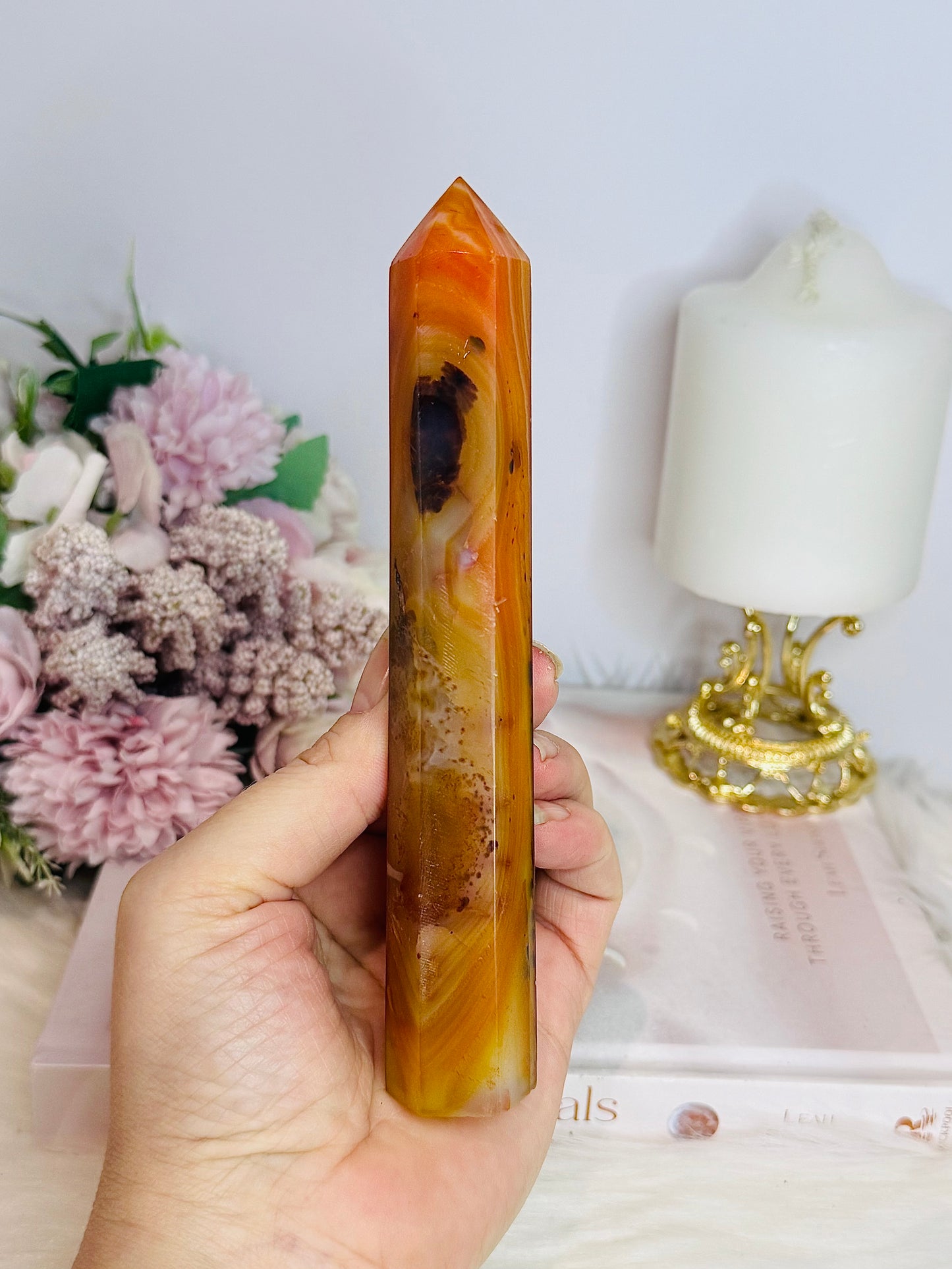 Carnelian Tower 16cm
