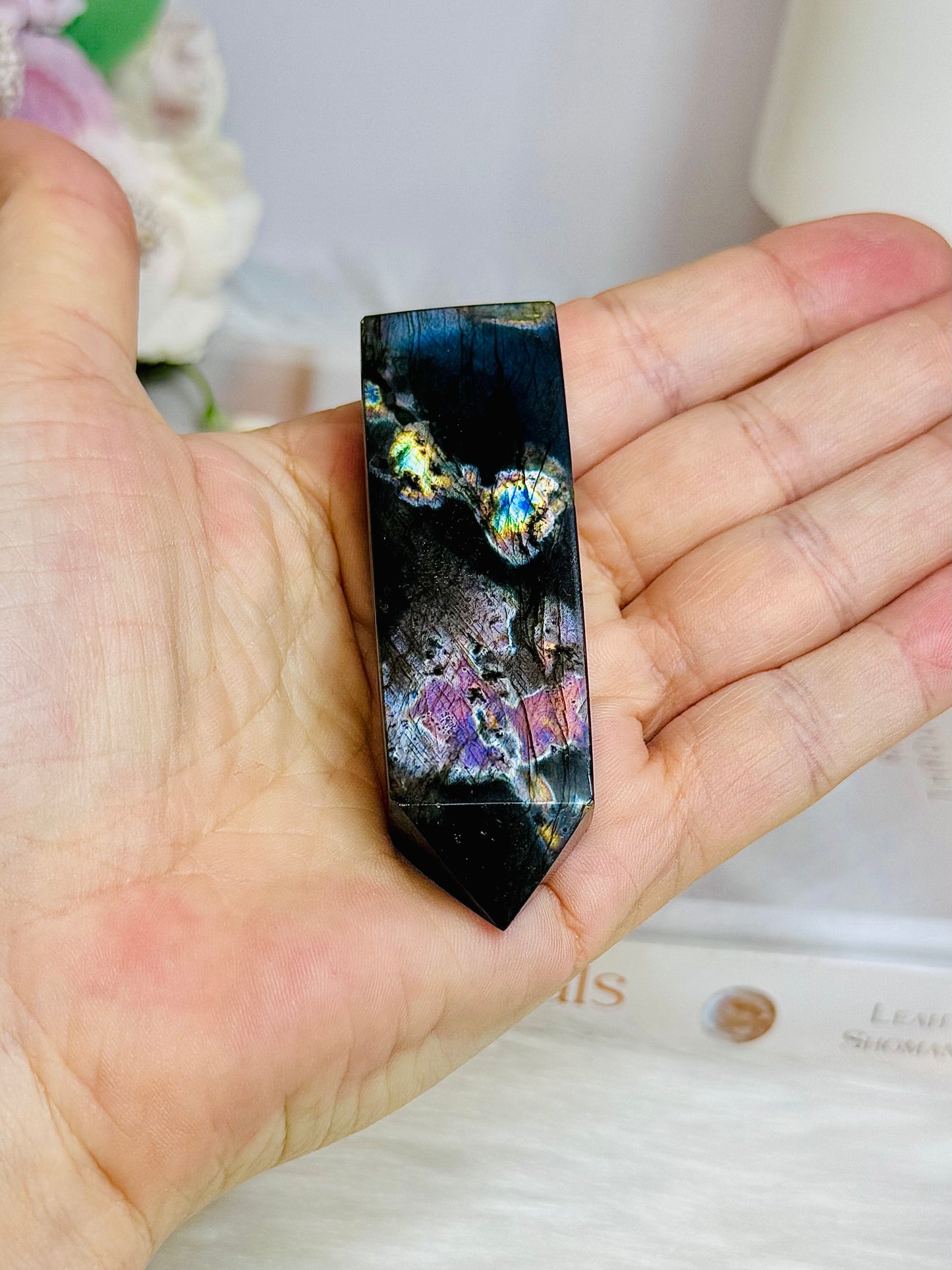 High Grade Labradorite Point | Tower 7.5cm