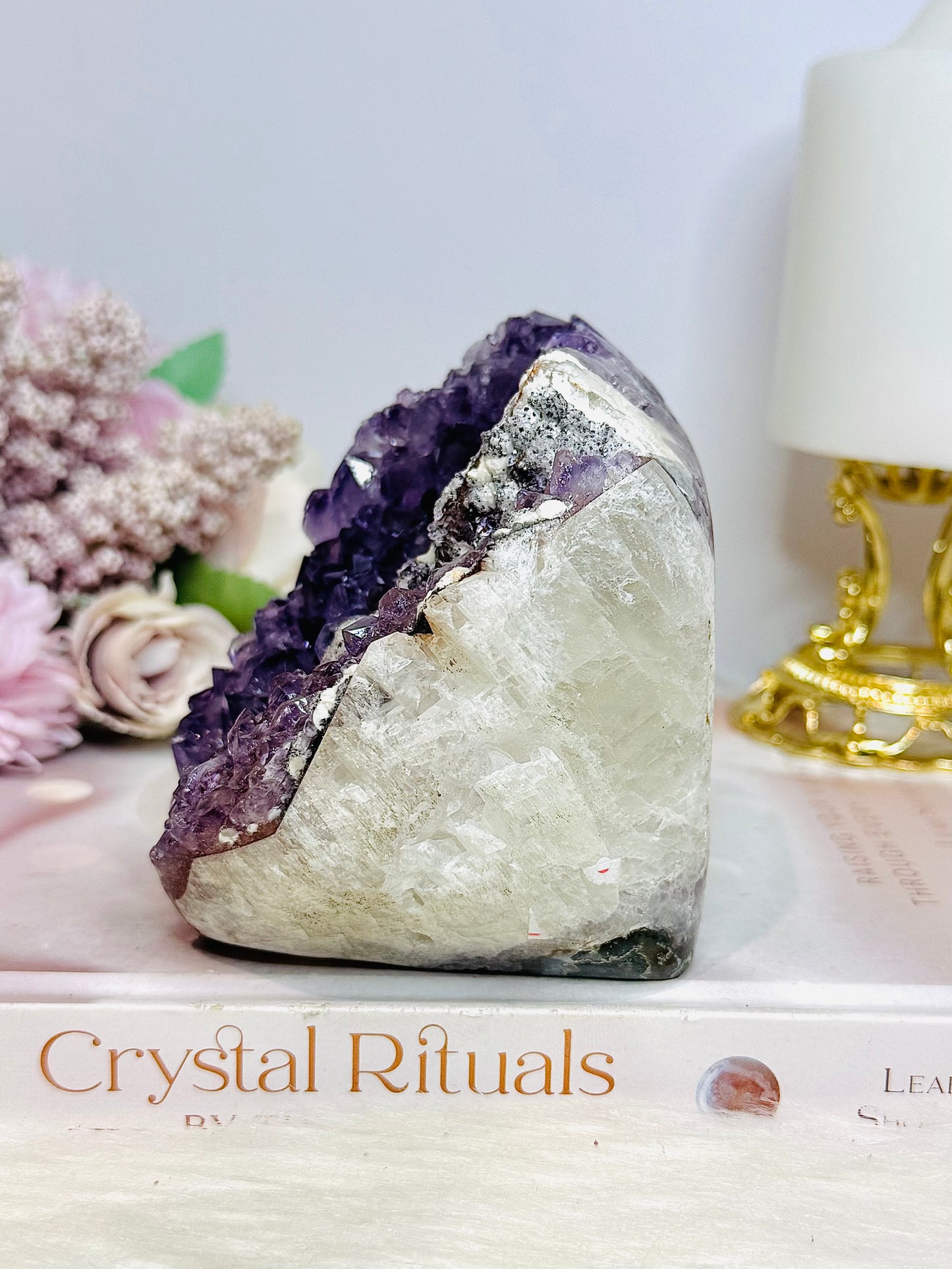 Large High Grade Amethyst Base Cut Cluster | Freeform 808g