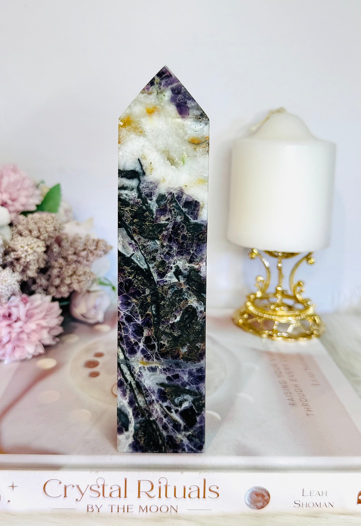 Root Fluorite Tower 18cm