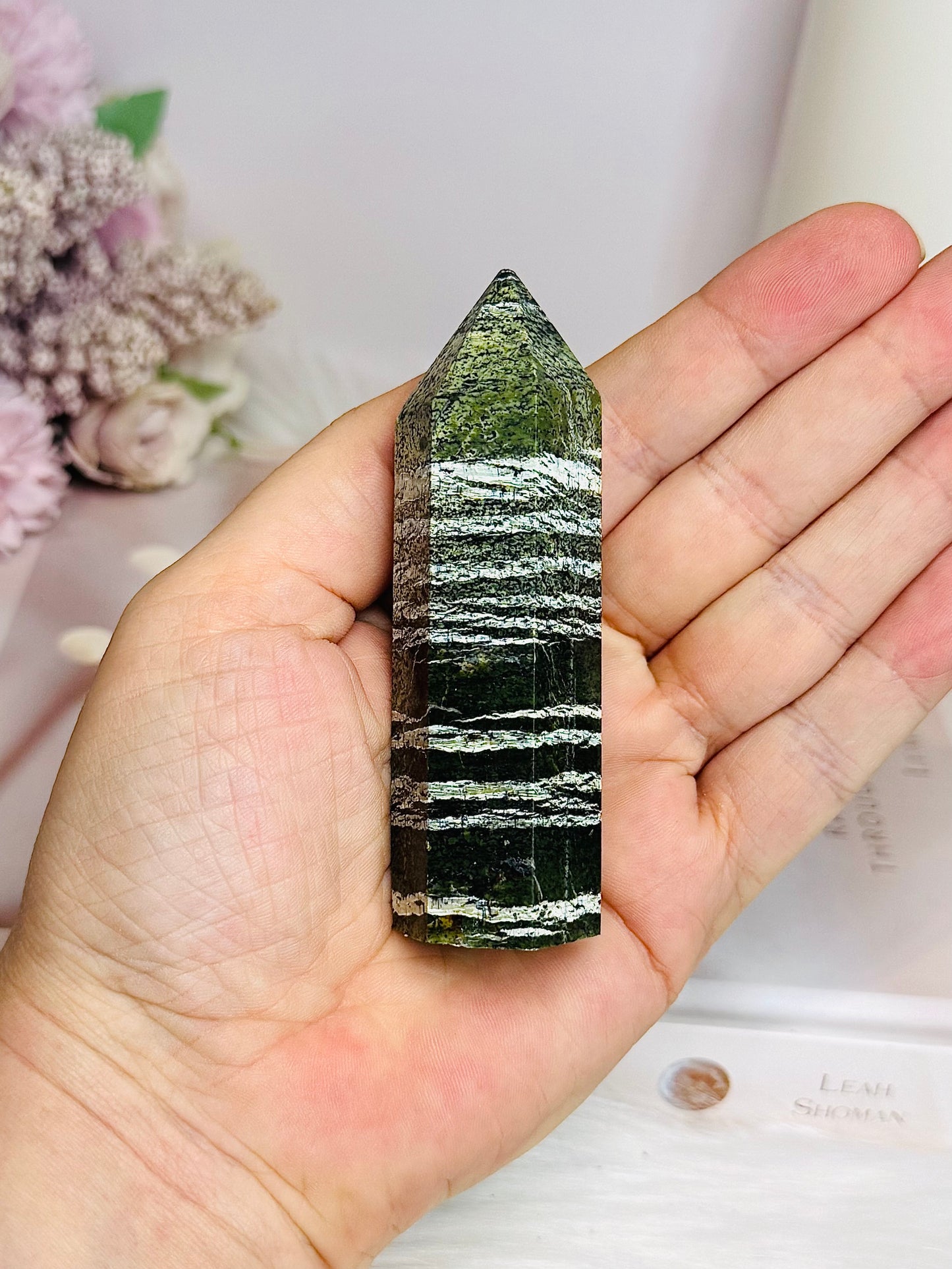 Zebra Jasper Tower 8.5cm