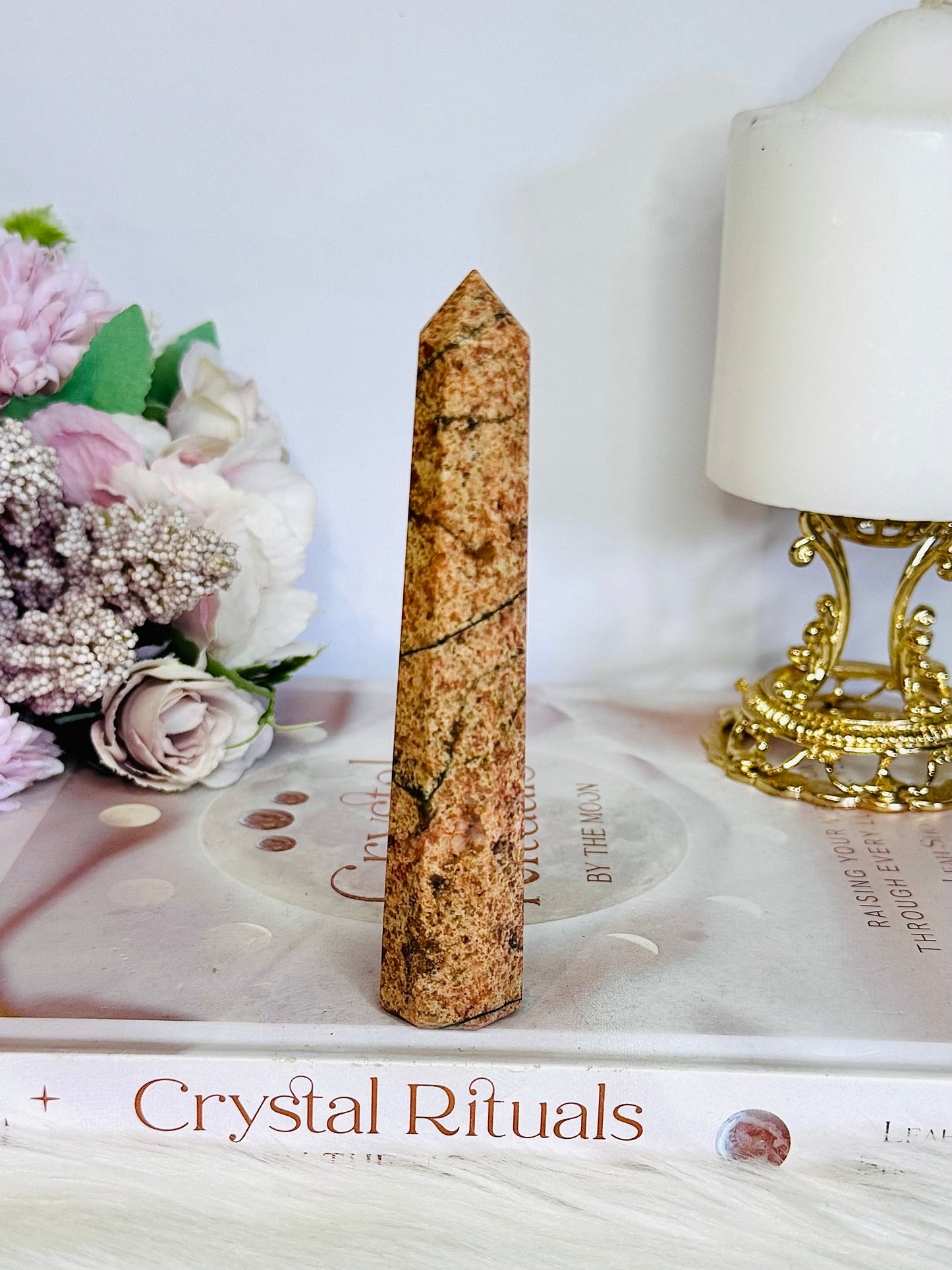 Unakite Tower 12cm