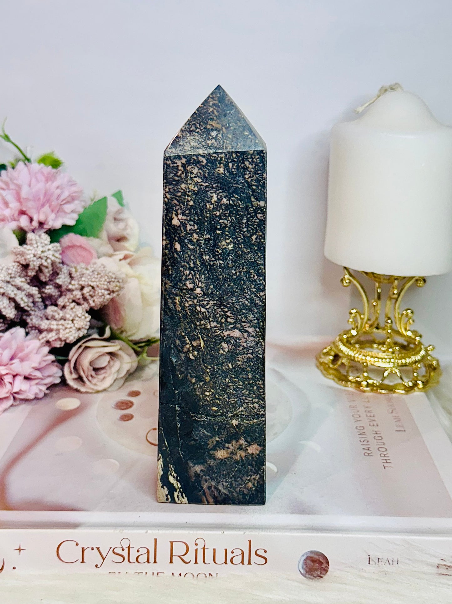 Large Rhodonite Tower | Generator 16.5cm