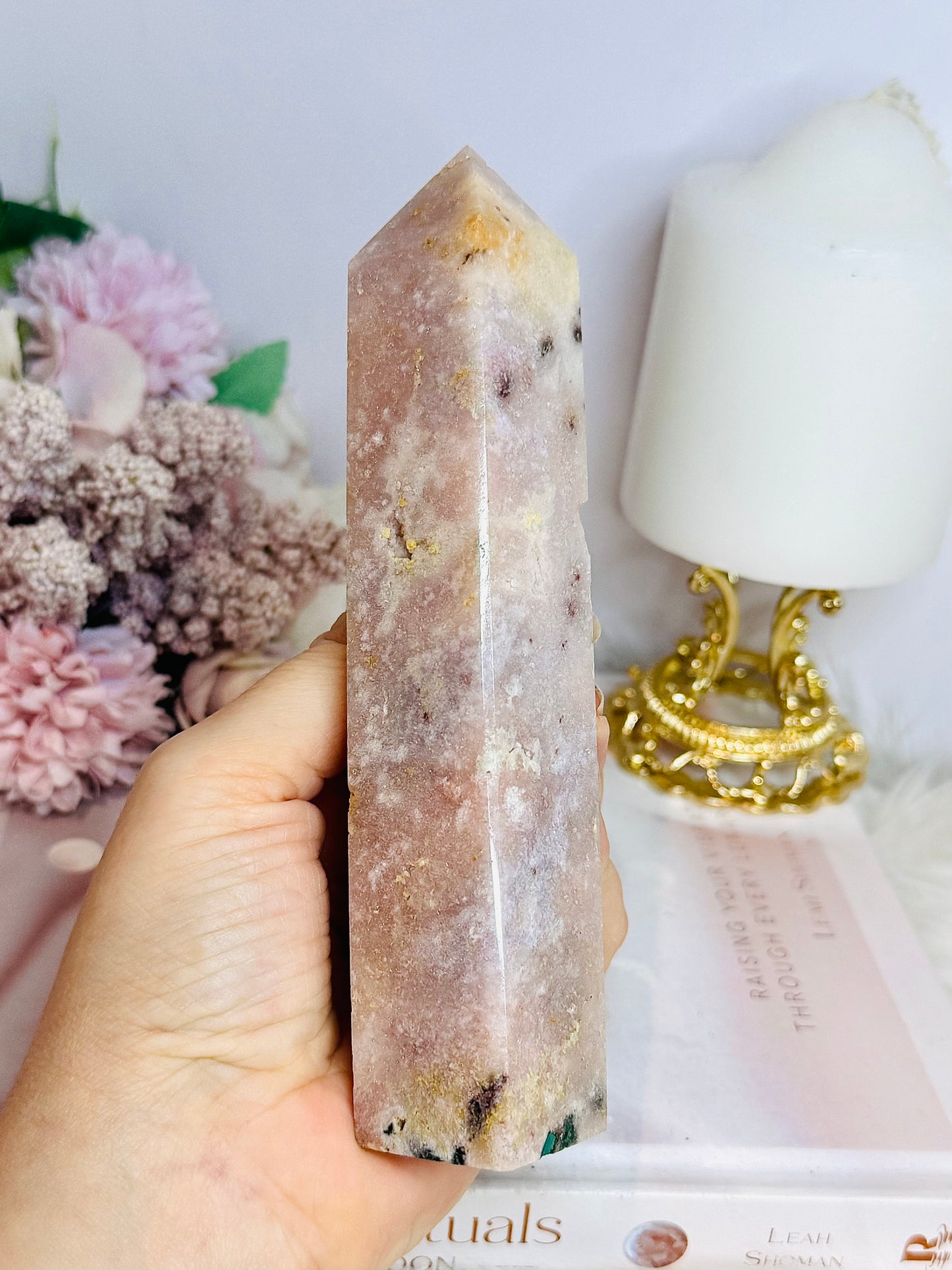 Pink Amethyst Tower 15.5cm