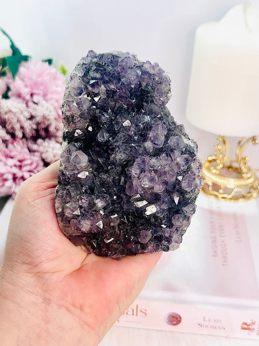 Natural 408gram Amethyst Cluster From Brazil