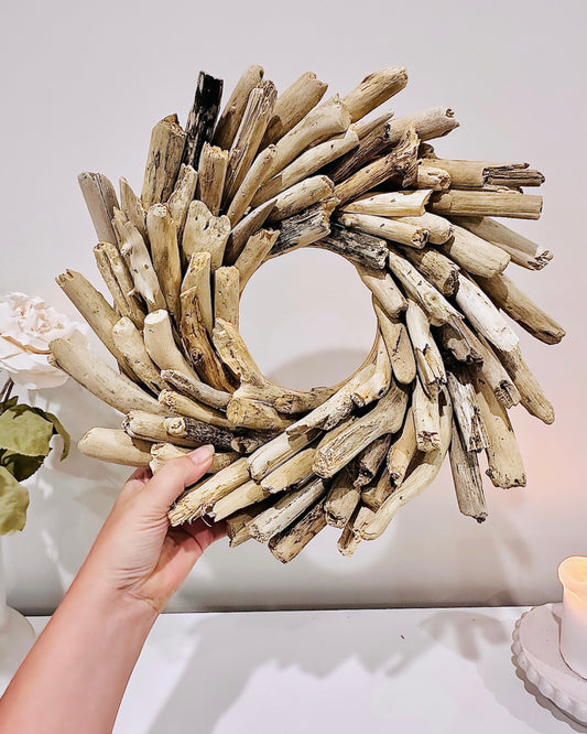 ⚜️ SALE ⚜️ Beautiful Natural Large Coastal Driftwood Sun 40cm x 40cm