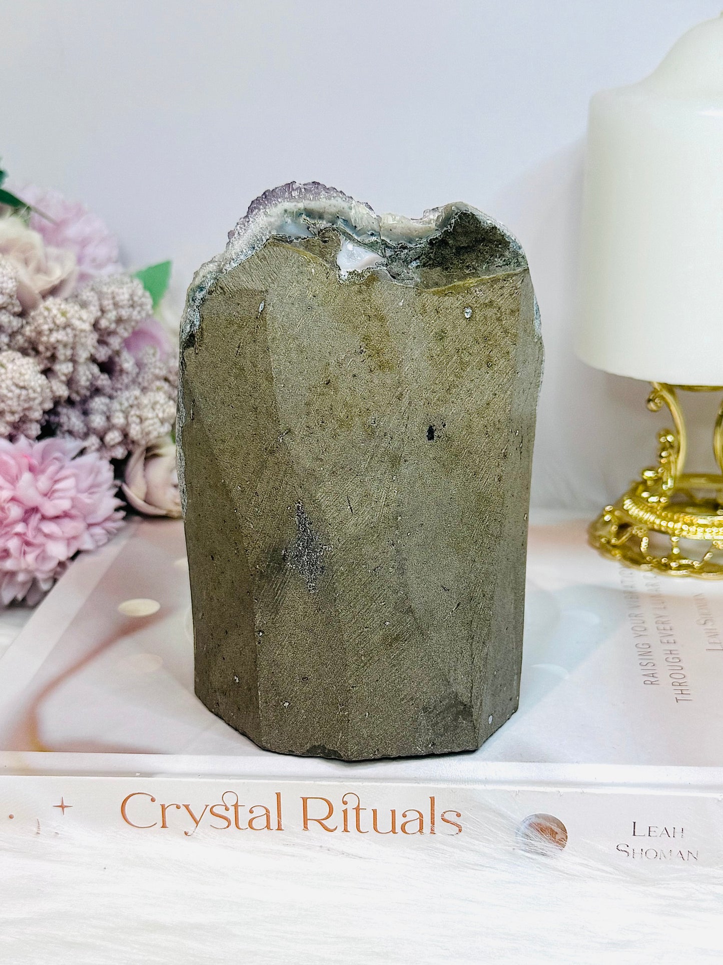 Large Amethyst Base Cut Cluster 13cm 842g