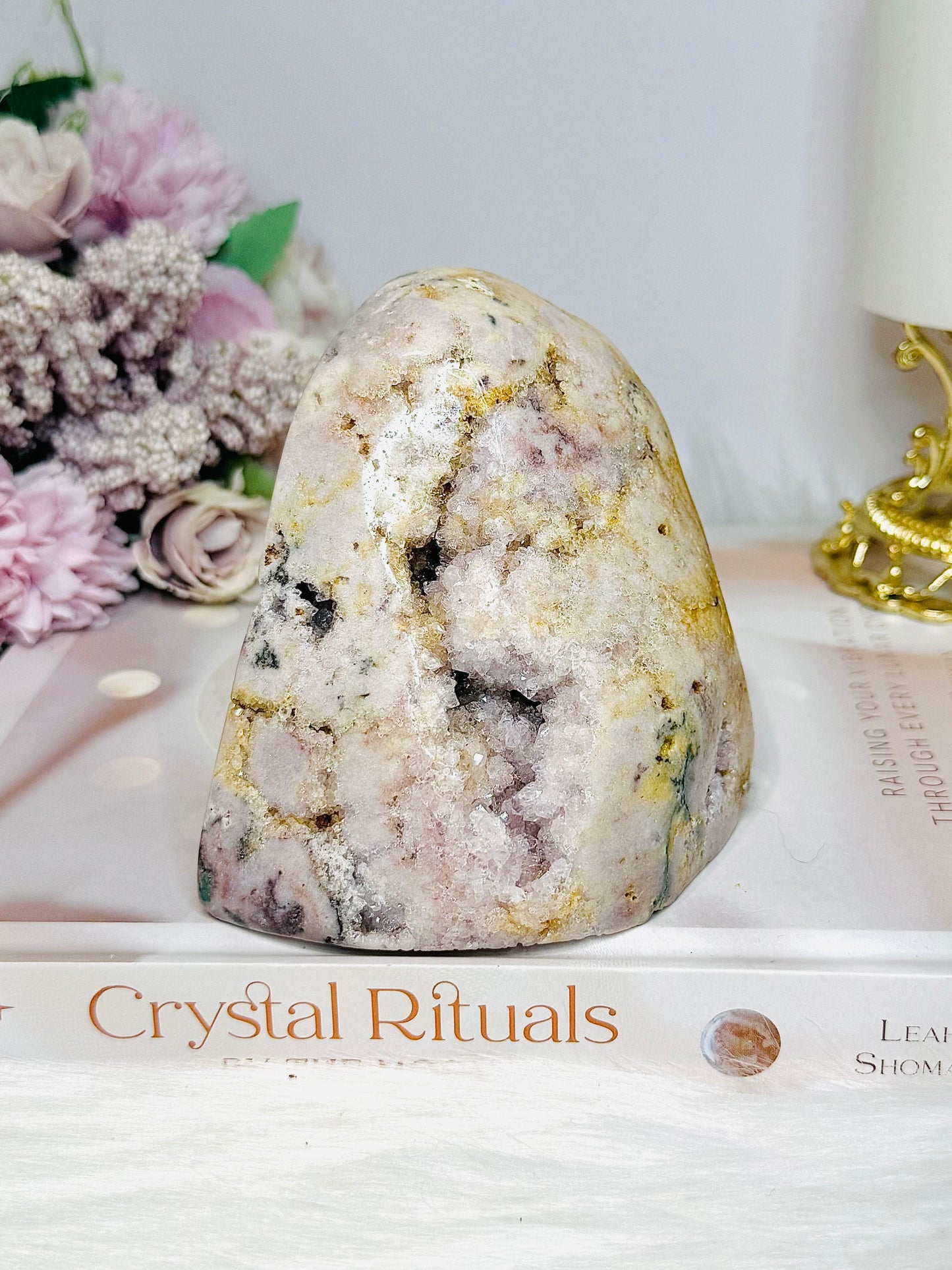 Large Natural Pink Amethyst Chunky Druzy Freeform From Brazil 679gram