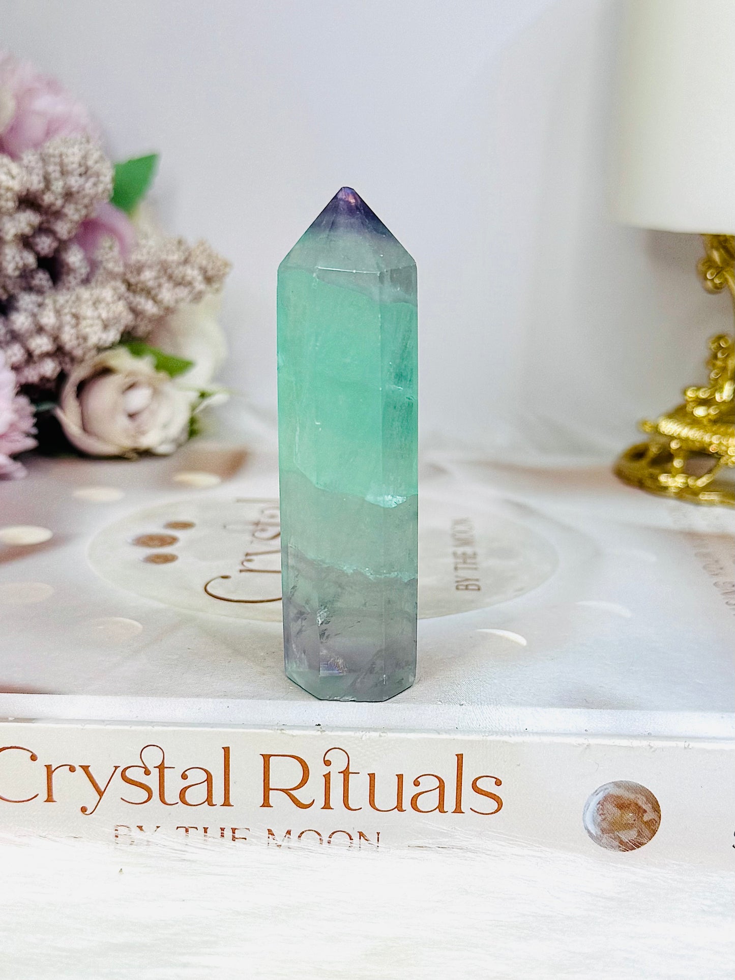 High Grade Fluorite Tower 8cm