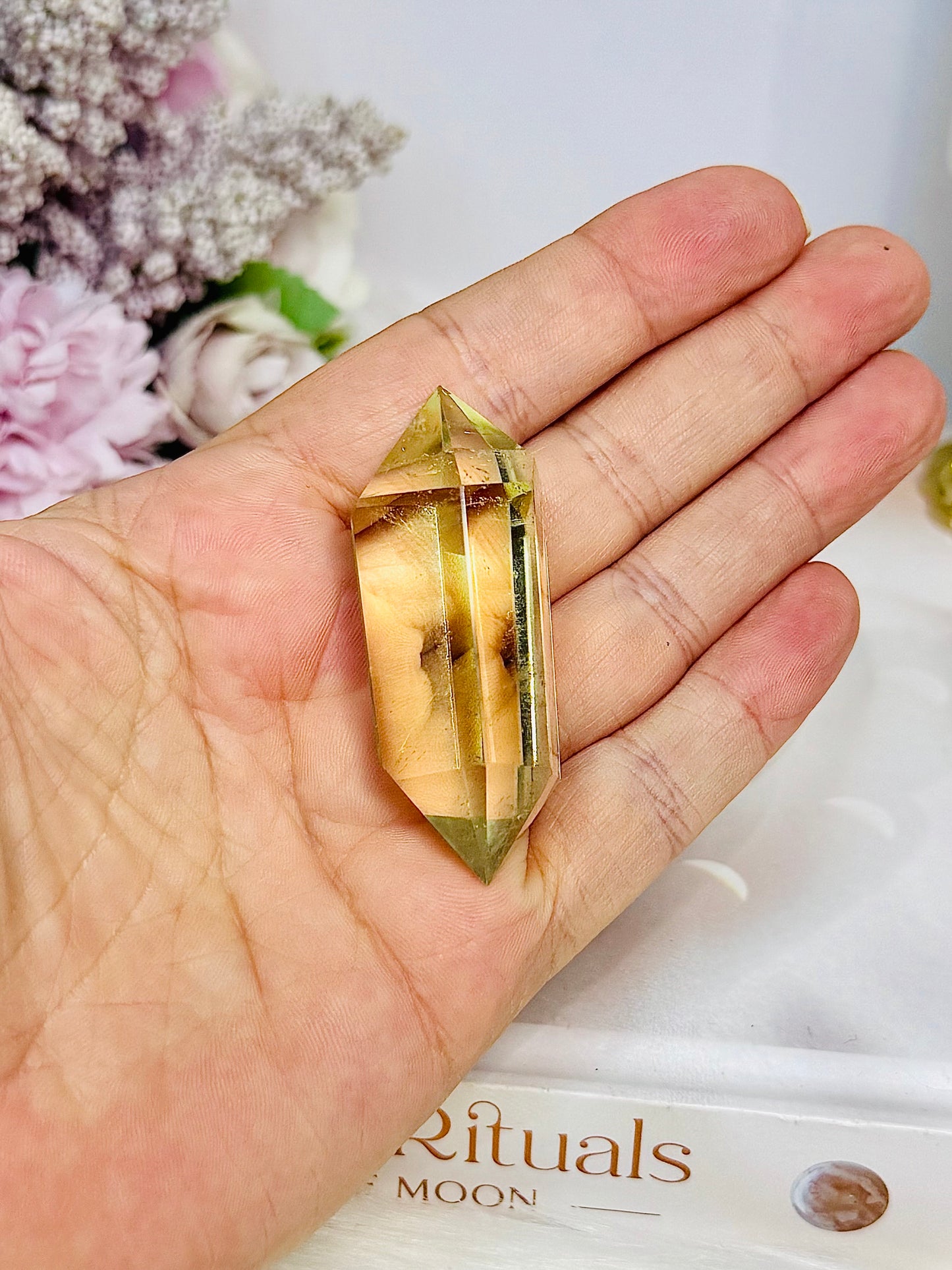 Citrine Double Terminated Point 6cm