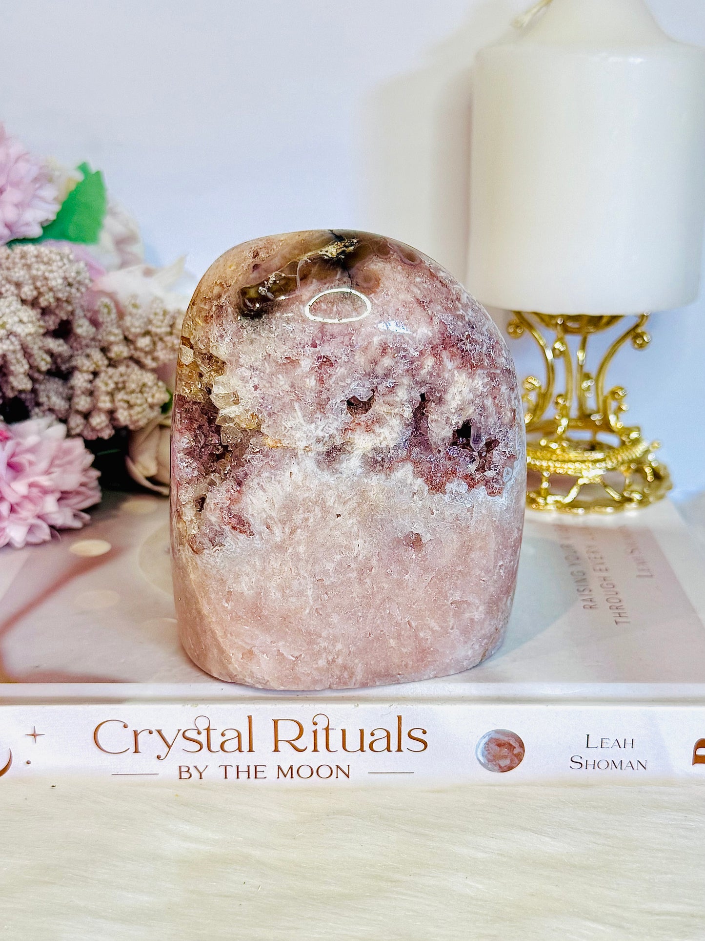 Large Natural Pink Amethyst Druzy Freeform 11cm 871grams