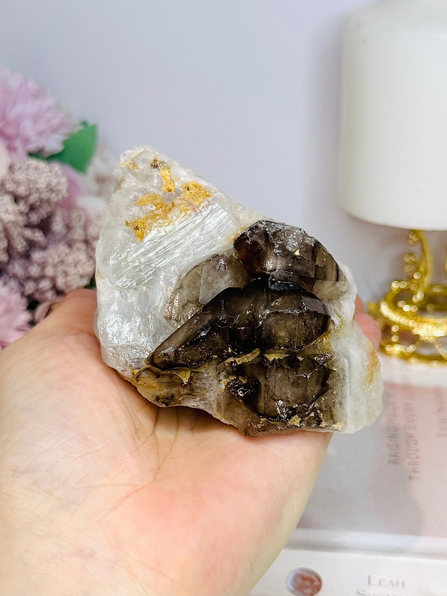Natural Elestial Alligator Quartz Specimen 340g