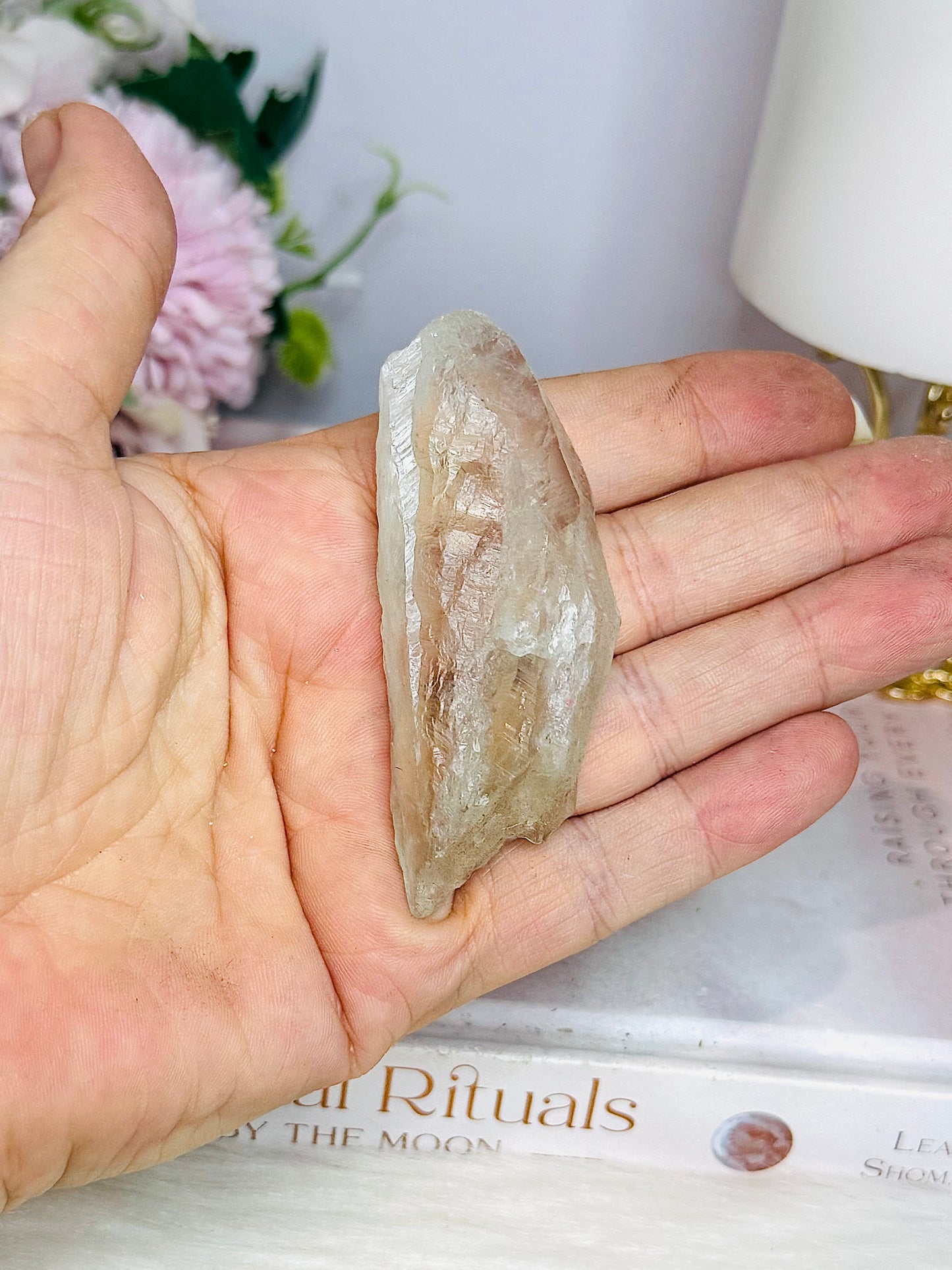 Natural Prasiolite | Green Amethyst Specimen 7cm