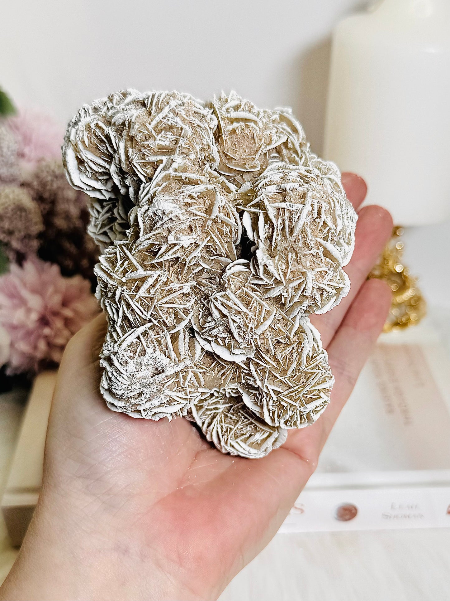 Natural Large Desert Rose Selenite Specimen 403grams