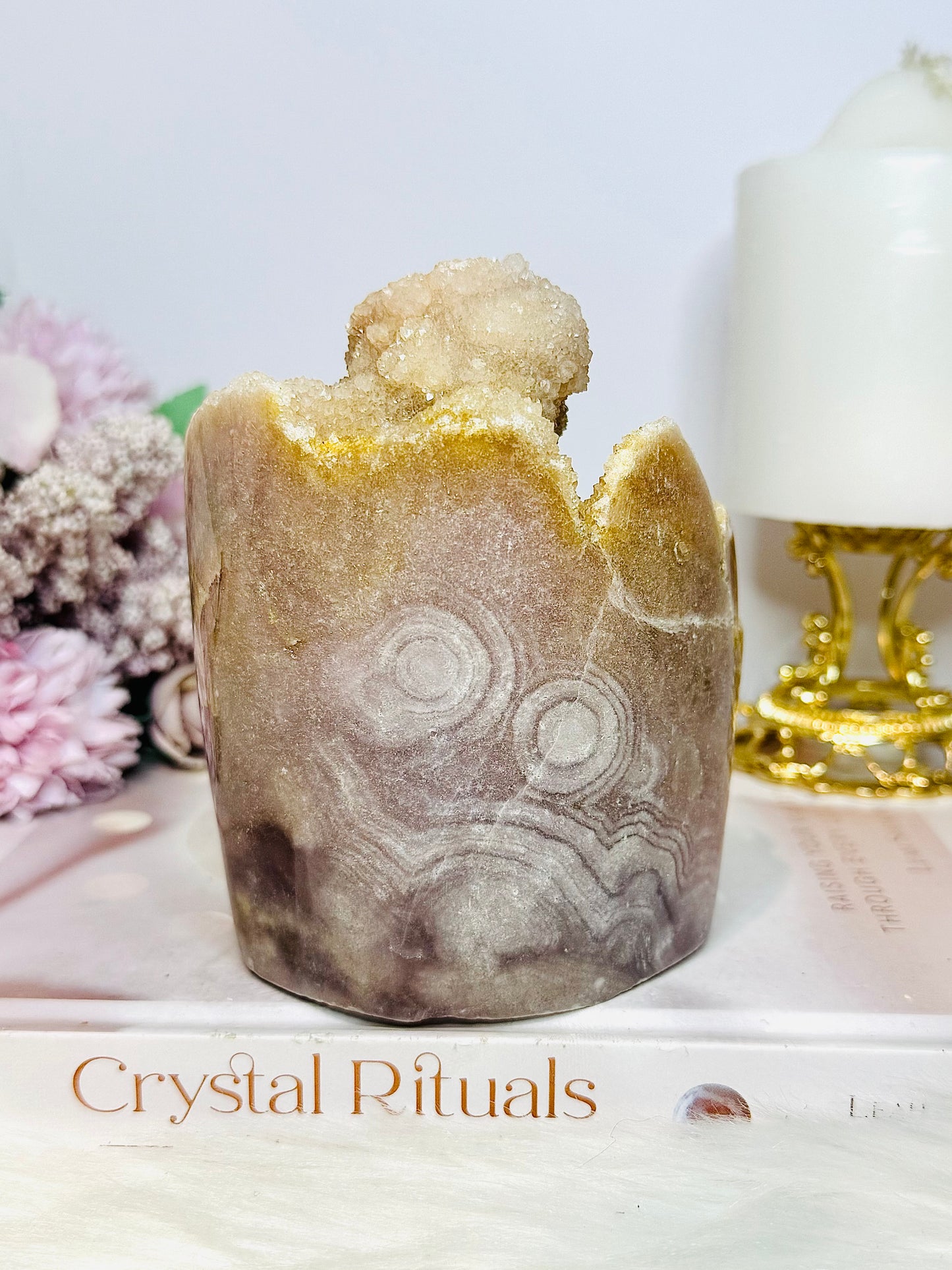 ⚜️ SALE ⚜️ Large Natural Pink Amethyst Druzy Freeform 1.03KG