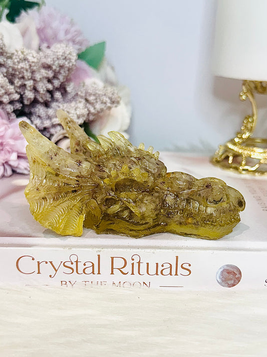 Super Seven Filled Resin Dragon 9cm