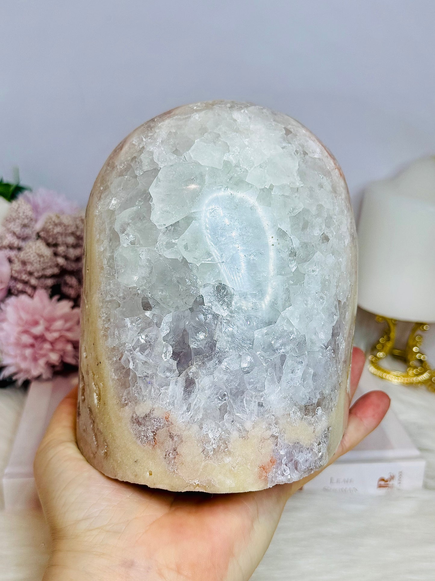 Huge Pink Amethyst Base Cut Cluster | Freeform 2.15KG From Brazil