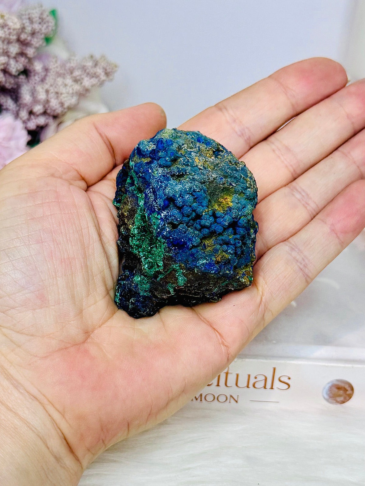 Natural Azurite with Malachite Specimen 115g
