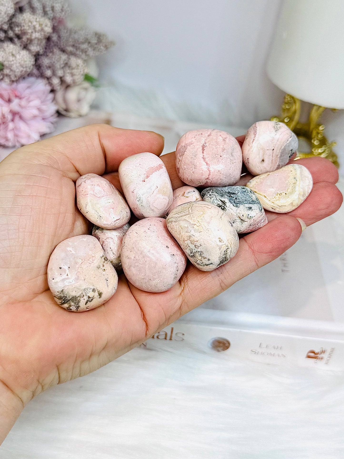 Rhodochrosite Tumble Stones $15 each