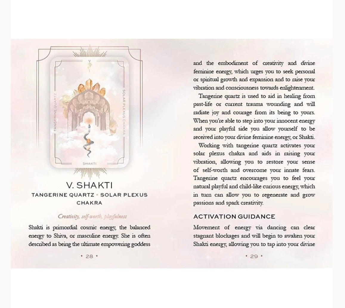 Astral Realms Crystal Oracle Cards