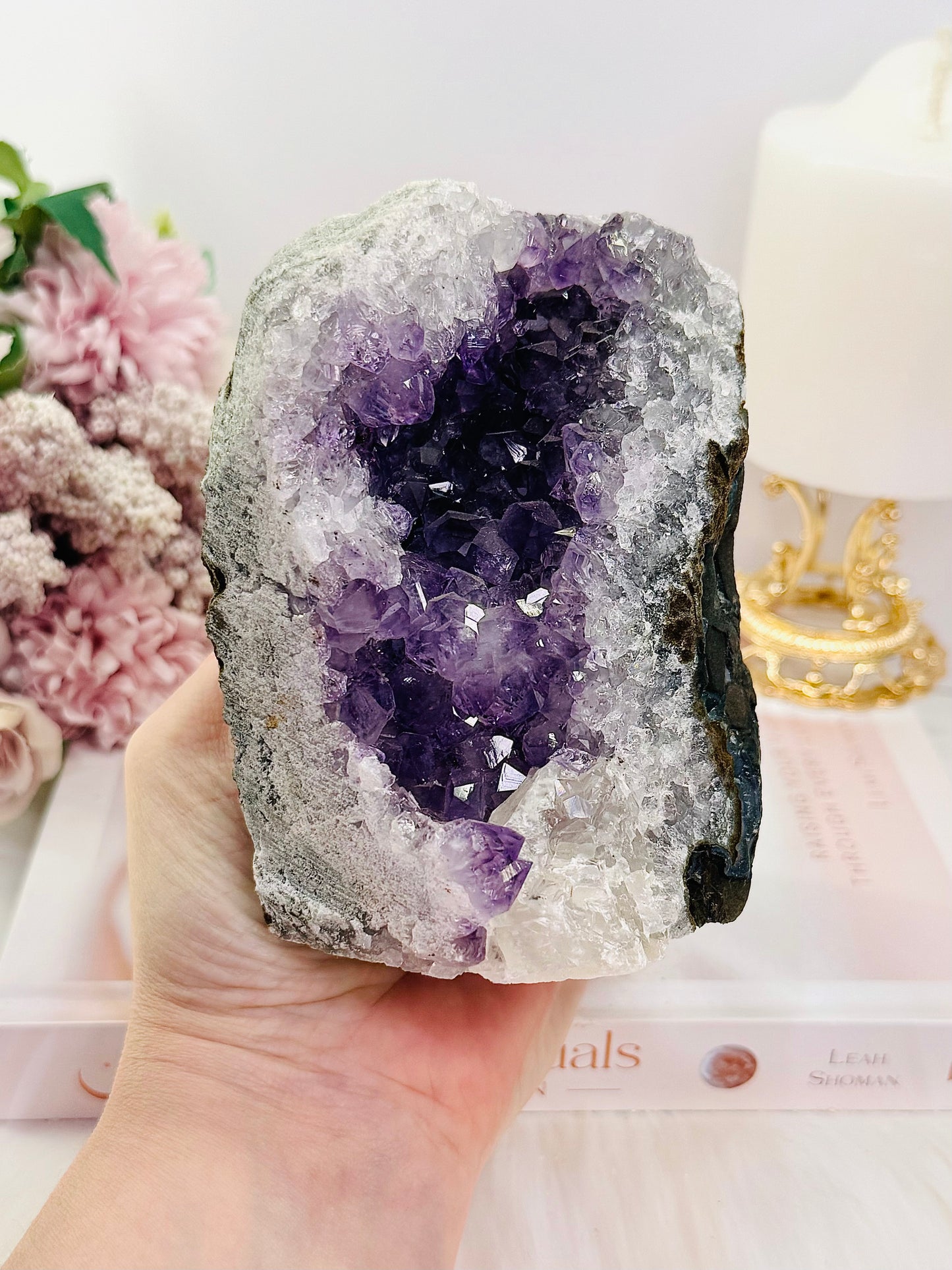 ⚜️ SALE ⚜️ Large Fabulous Natural Amethyst Cluster 12cm 1.23KG