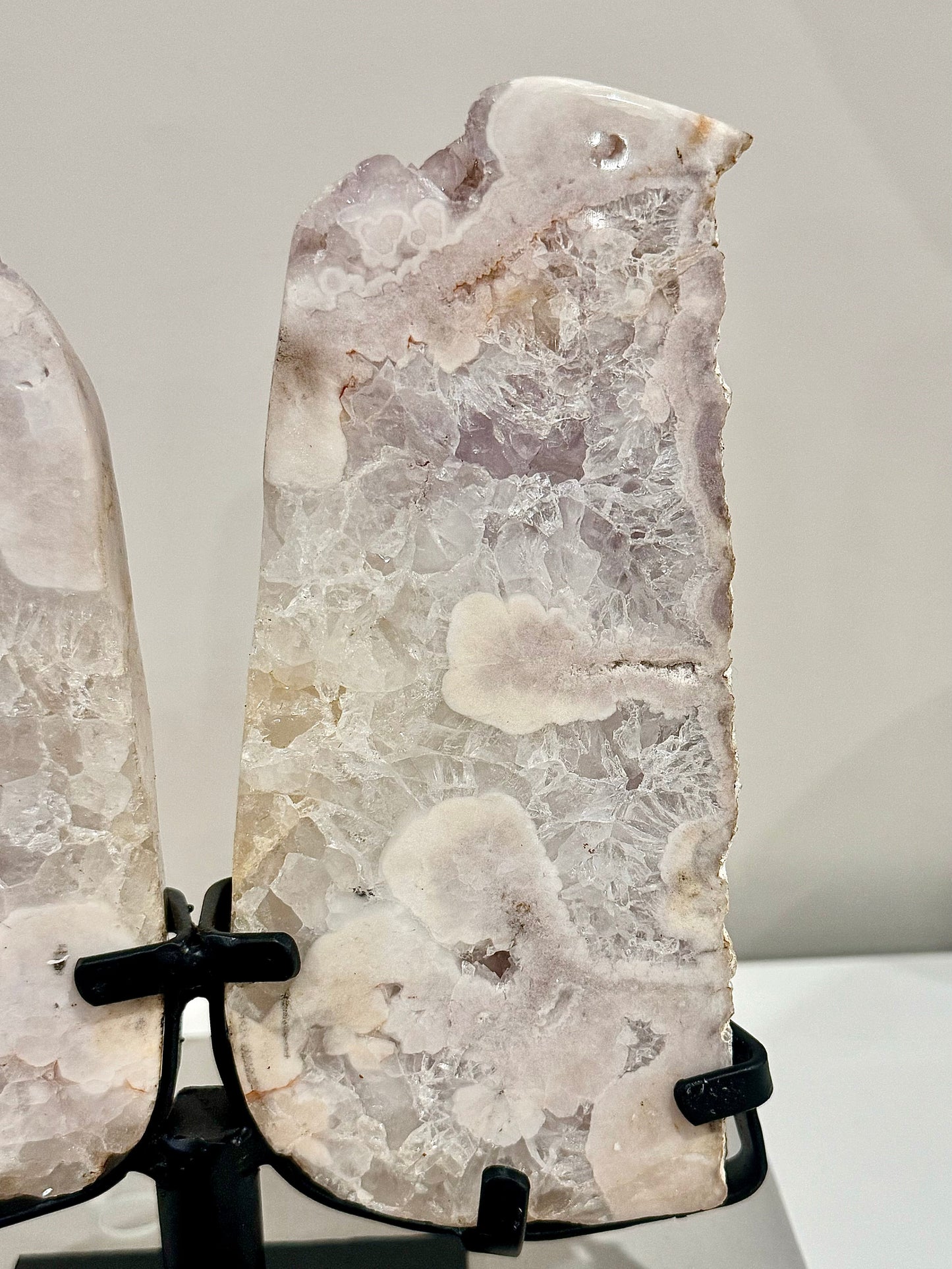 Huge Chunky High Grade Pink Amethyst Angel Wings 1.92KG 25cm with Stunning Crystallisation
