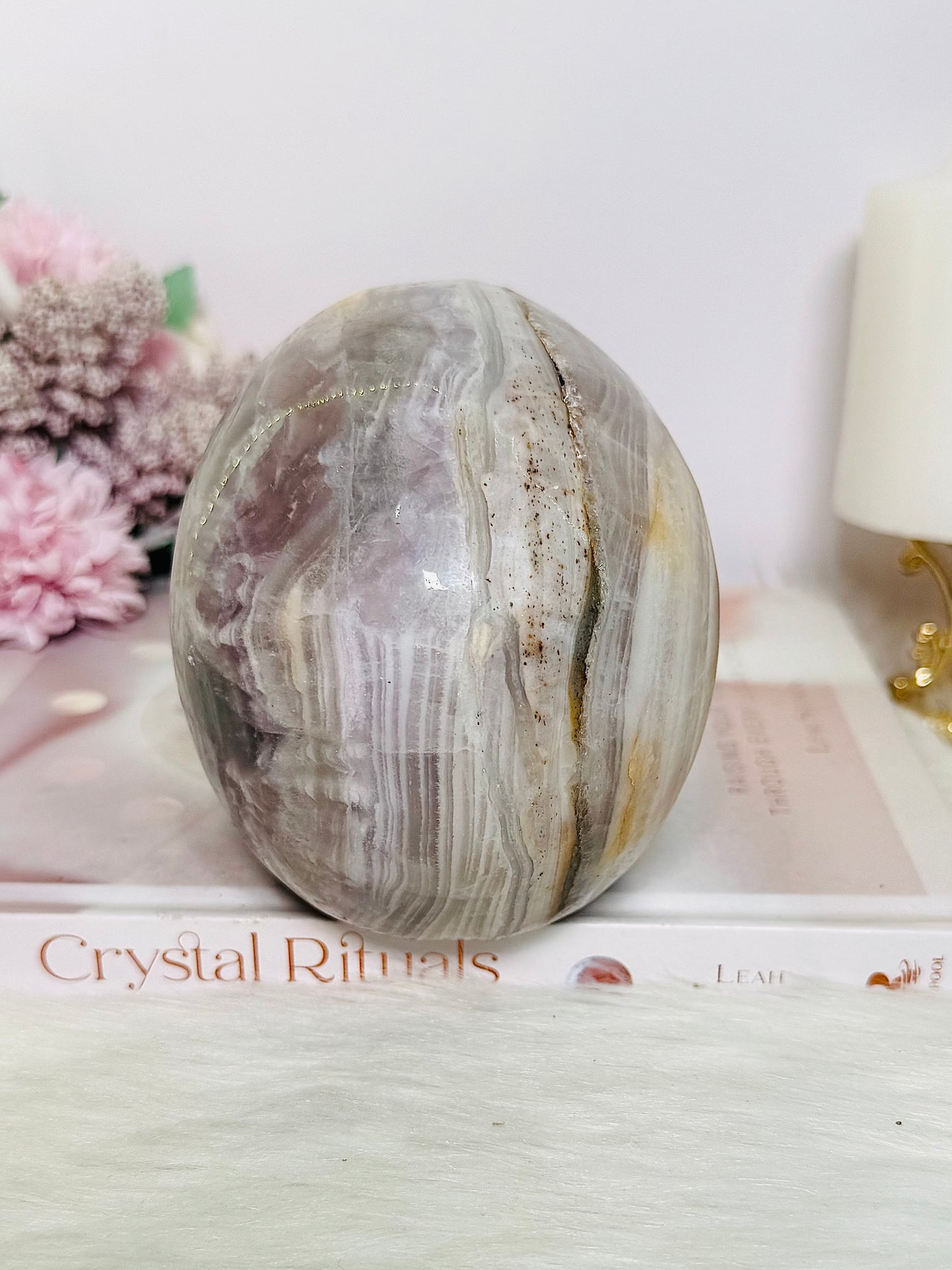 Huge 1.59KG Pastel Fluorite Carved Skull