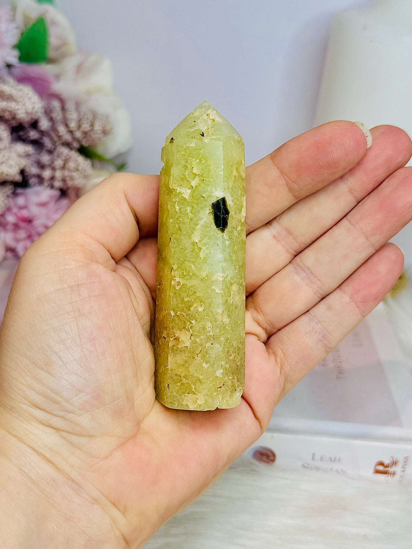 Prehnite Tower 9cm