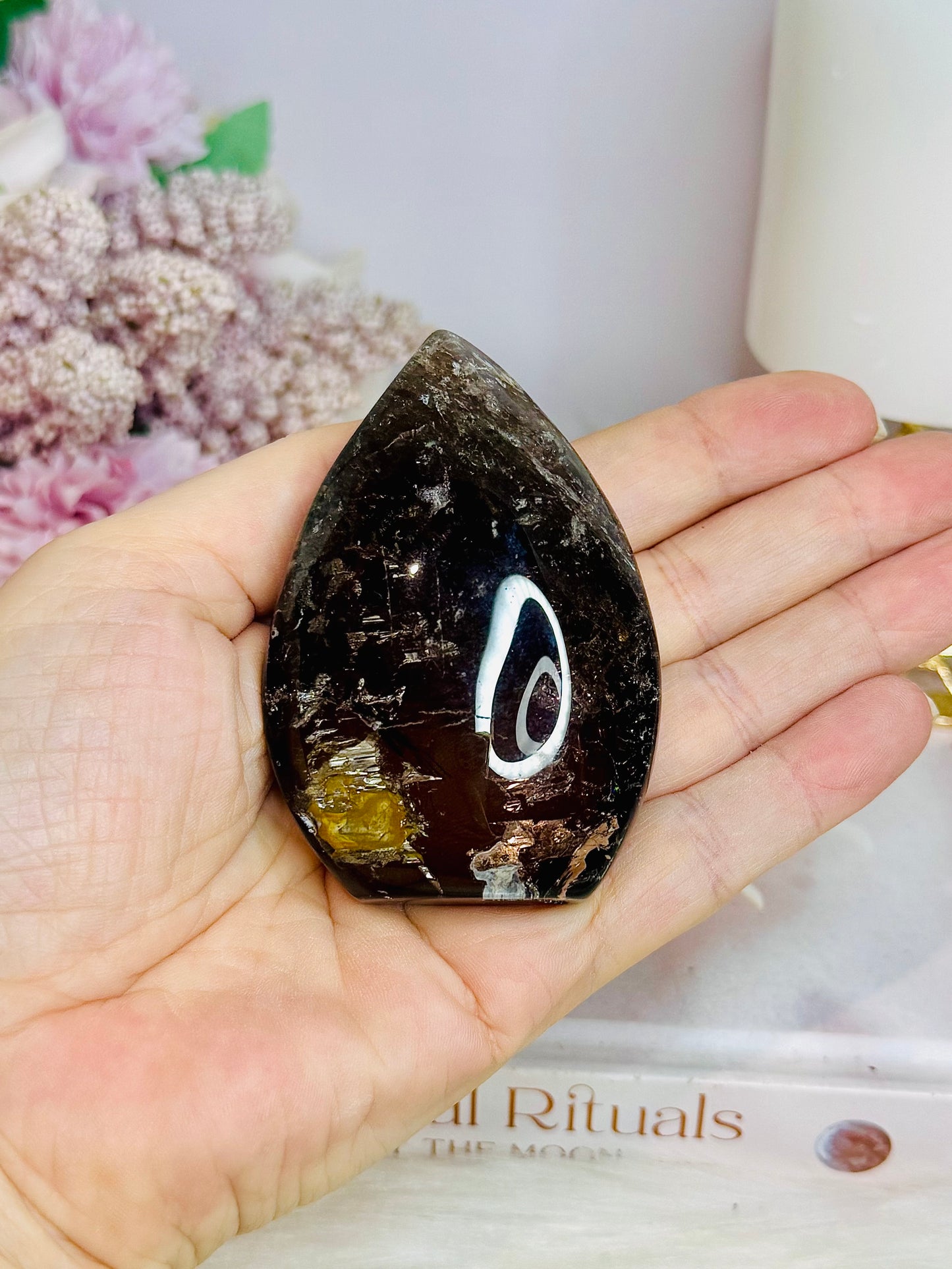 Smokey Quartz Flame | Freeform 8cm