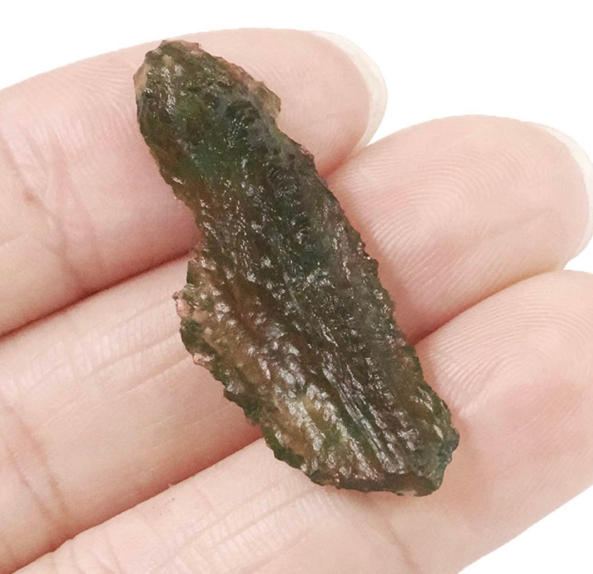 Natural Moldavite Rough 2.53grams Source from Czech Republic