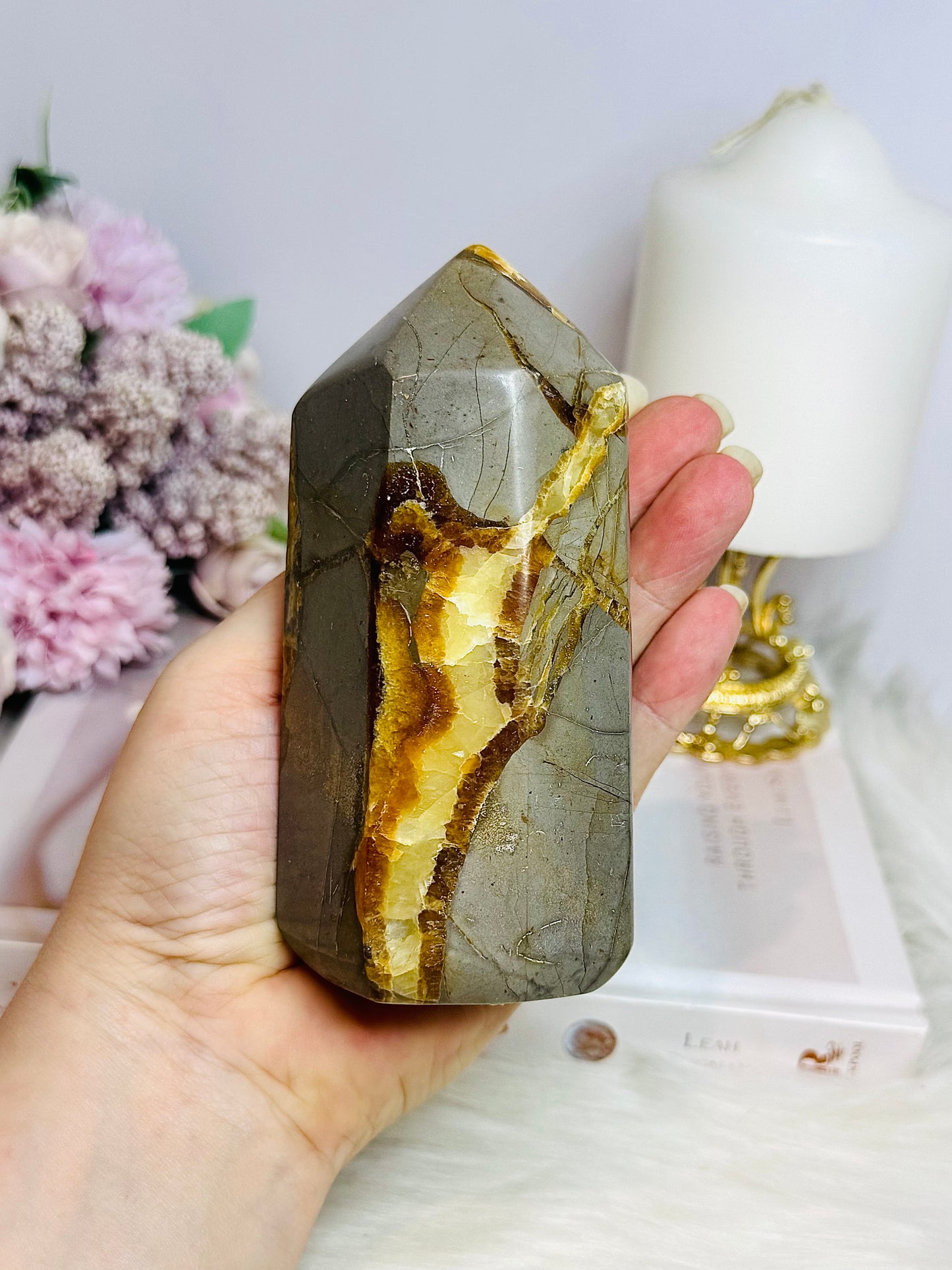 Chunky Septarian Tower 12cm 617g