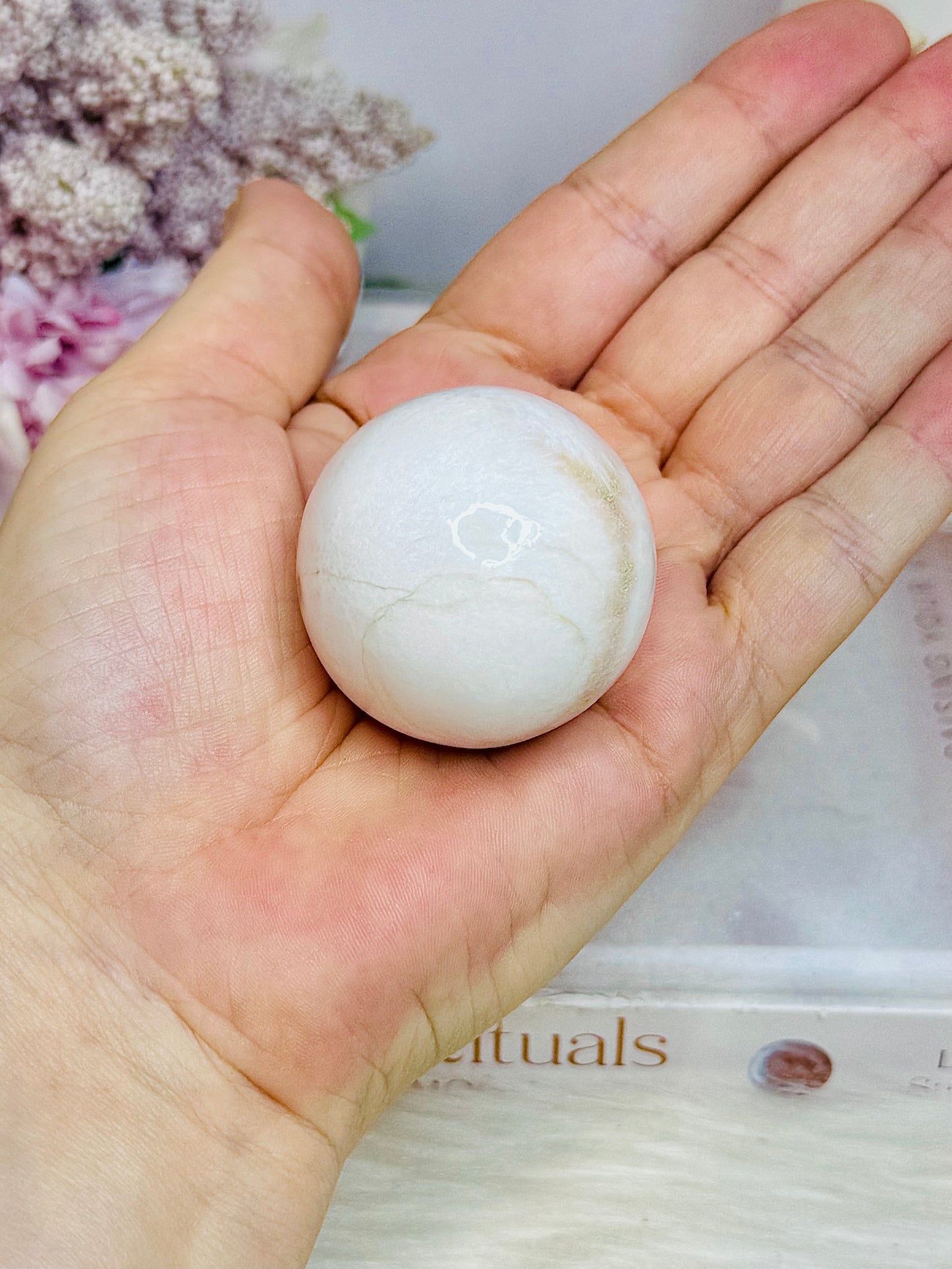 Scolecite Sphere on Stand 4cm