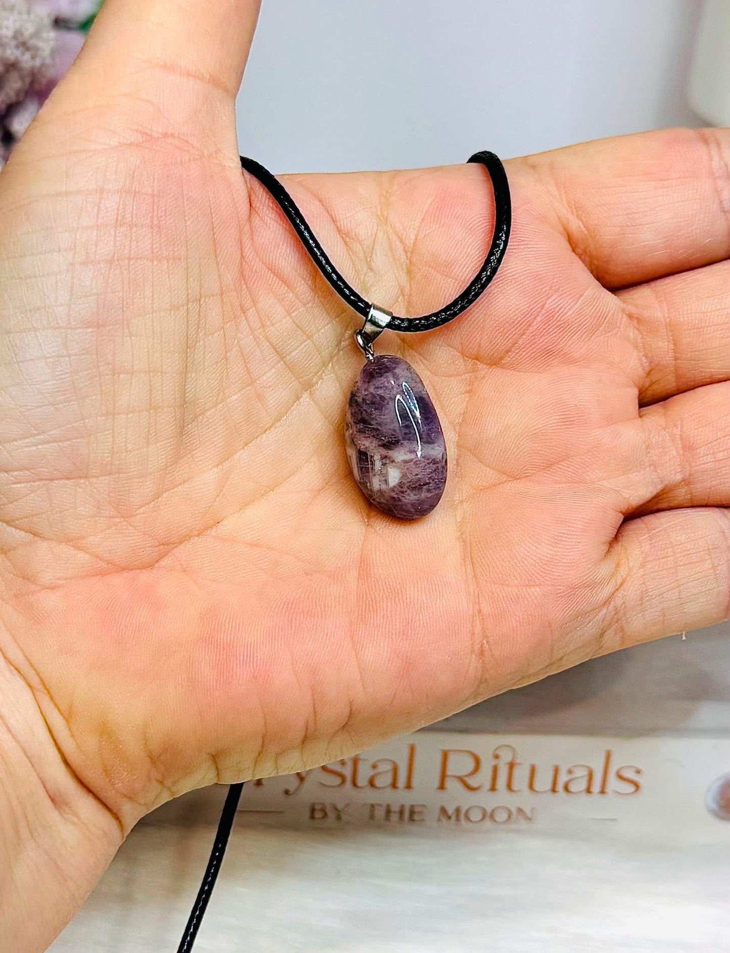 Chevron Amethyst Necklace