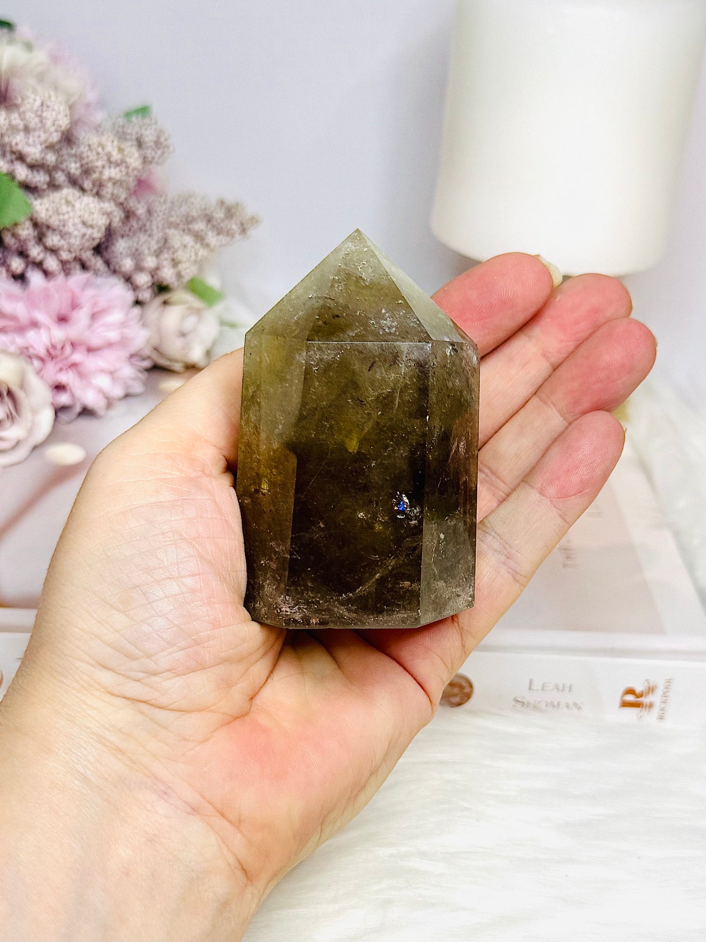 Smokey Citrine Chunky Tower 8cm