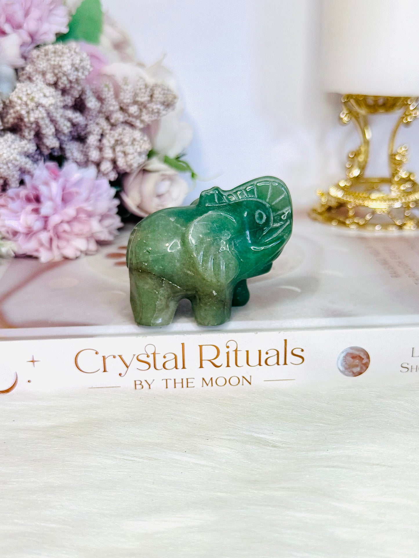 Green Aventurine Elephant 7cm