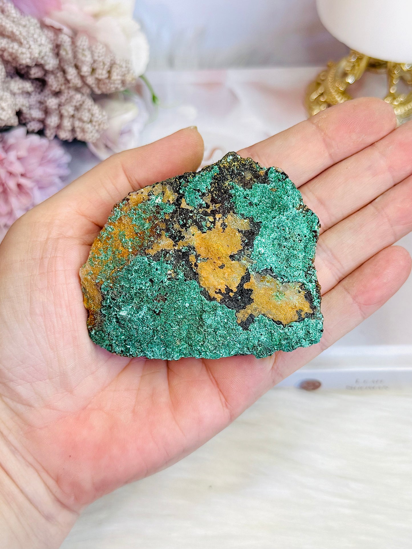 Natural Malachite Freeform 7cm