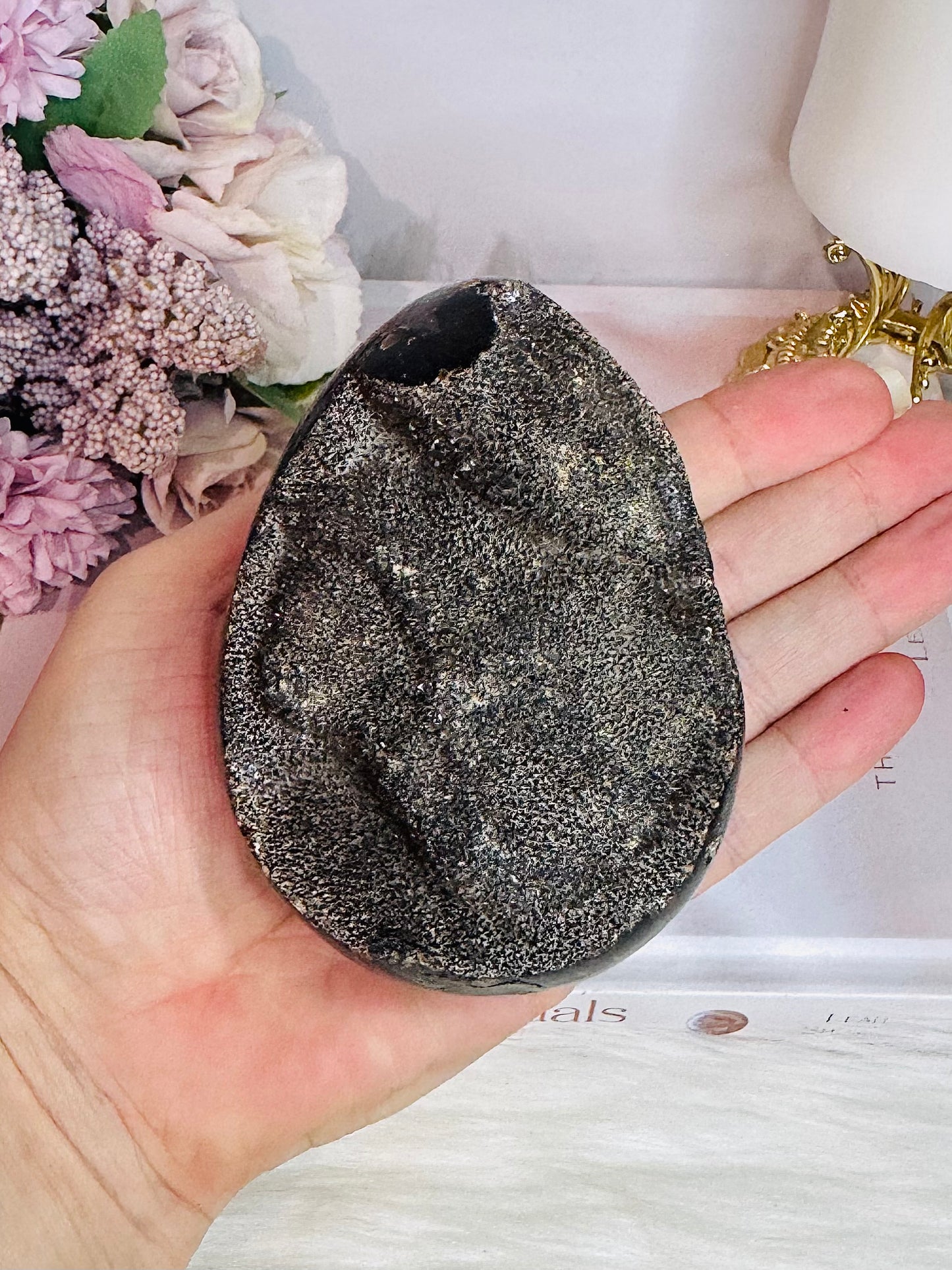 Septarian | Dragon Egg On Stand 10cm