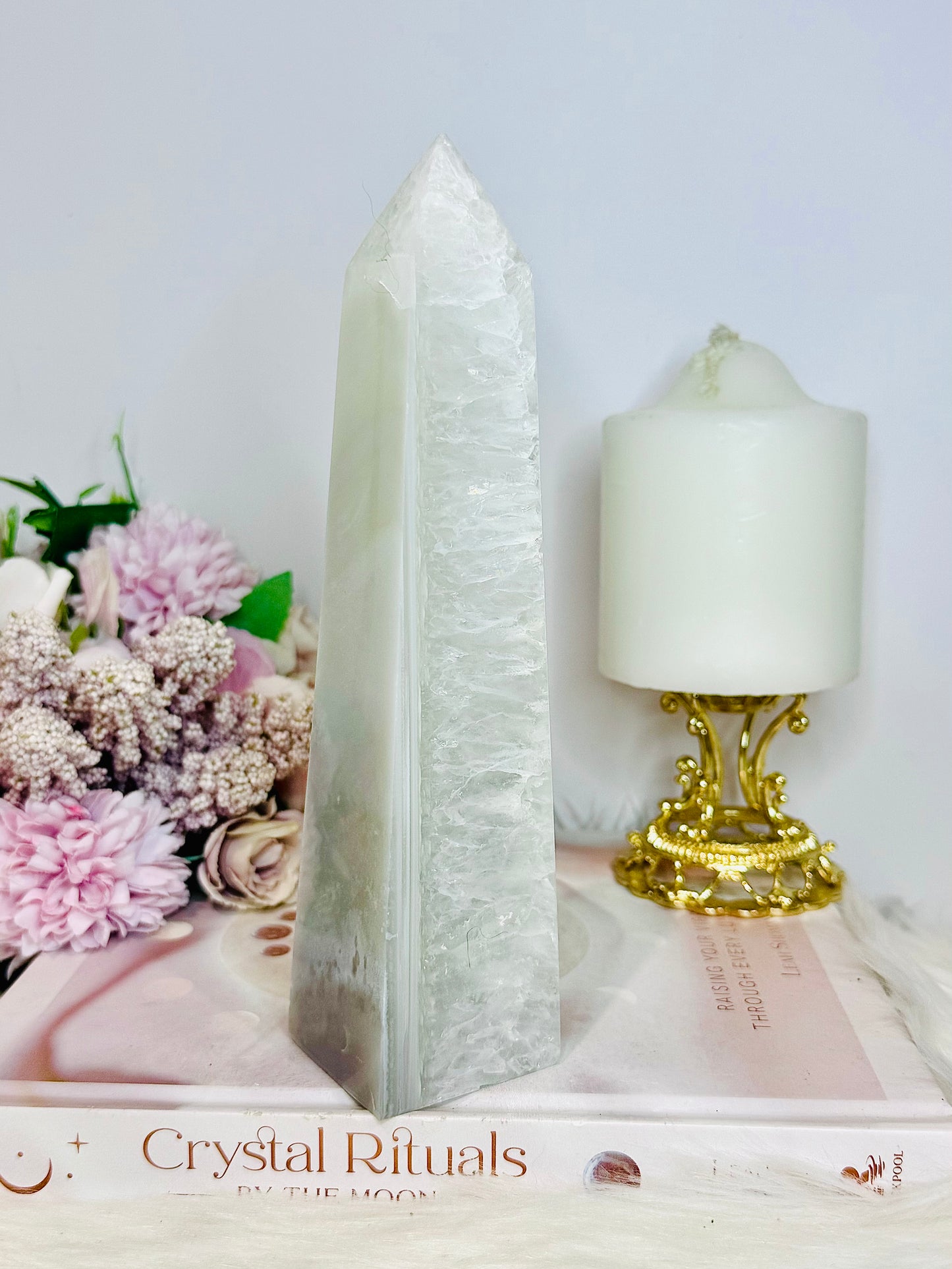 High Grade Large 20cm Agate Tower | Obelisk From Brazil