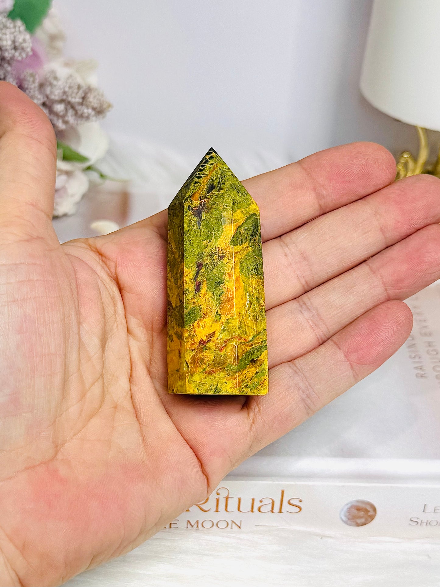 Realgar Crystal Tower 7cm
