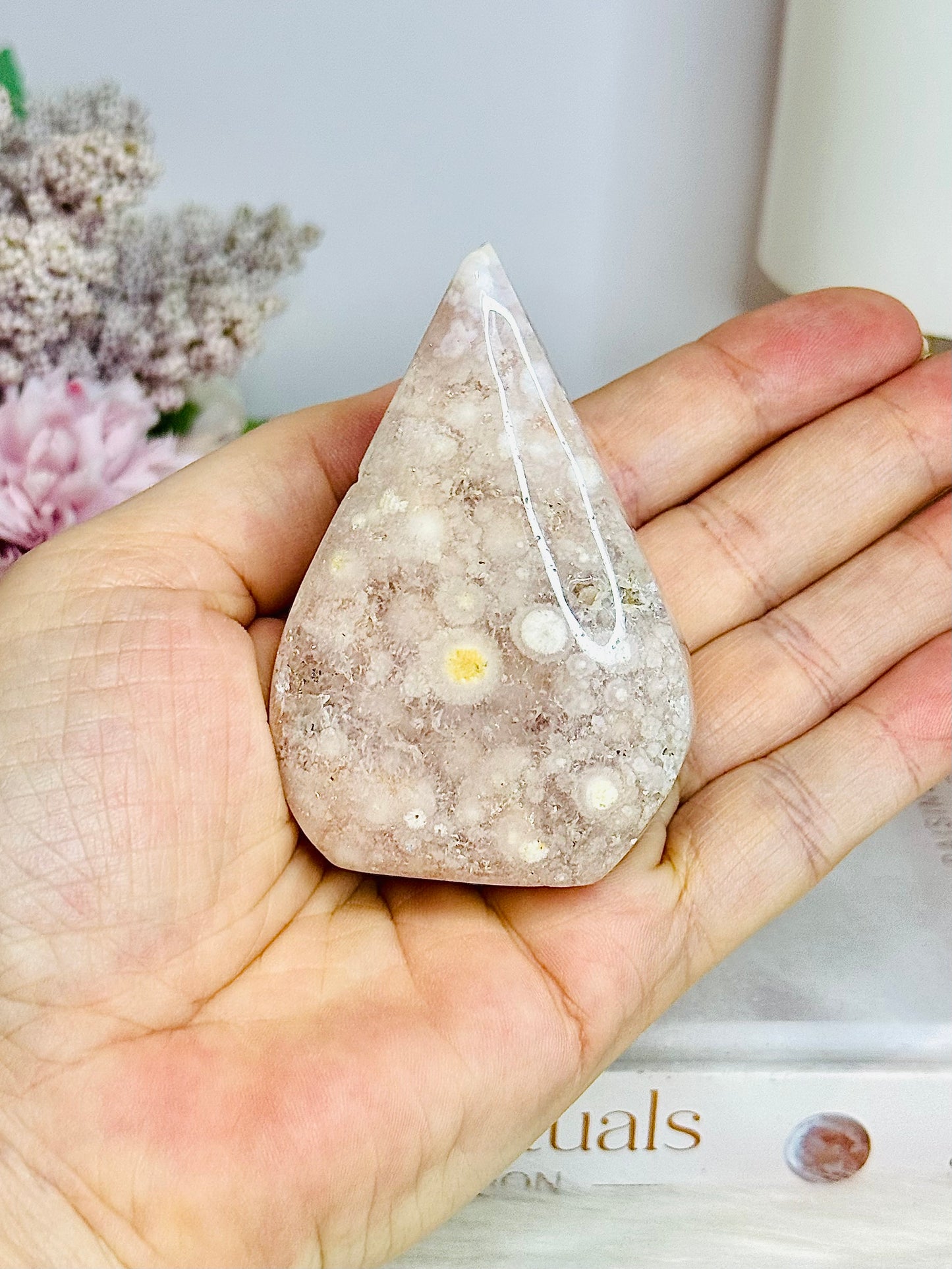 Flower Agate Freeform | Flame 7cm
